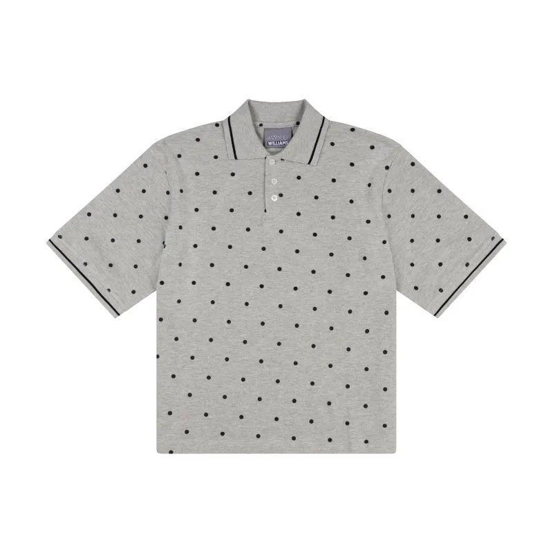 POLKA DOT SHIRT  - GREY made by Ashley Williams