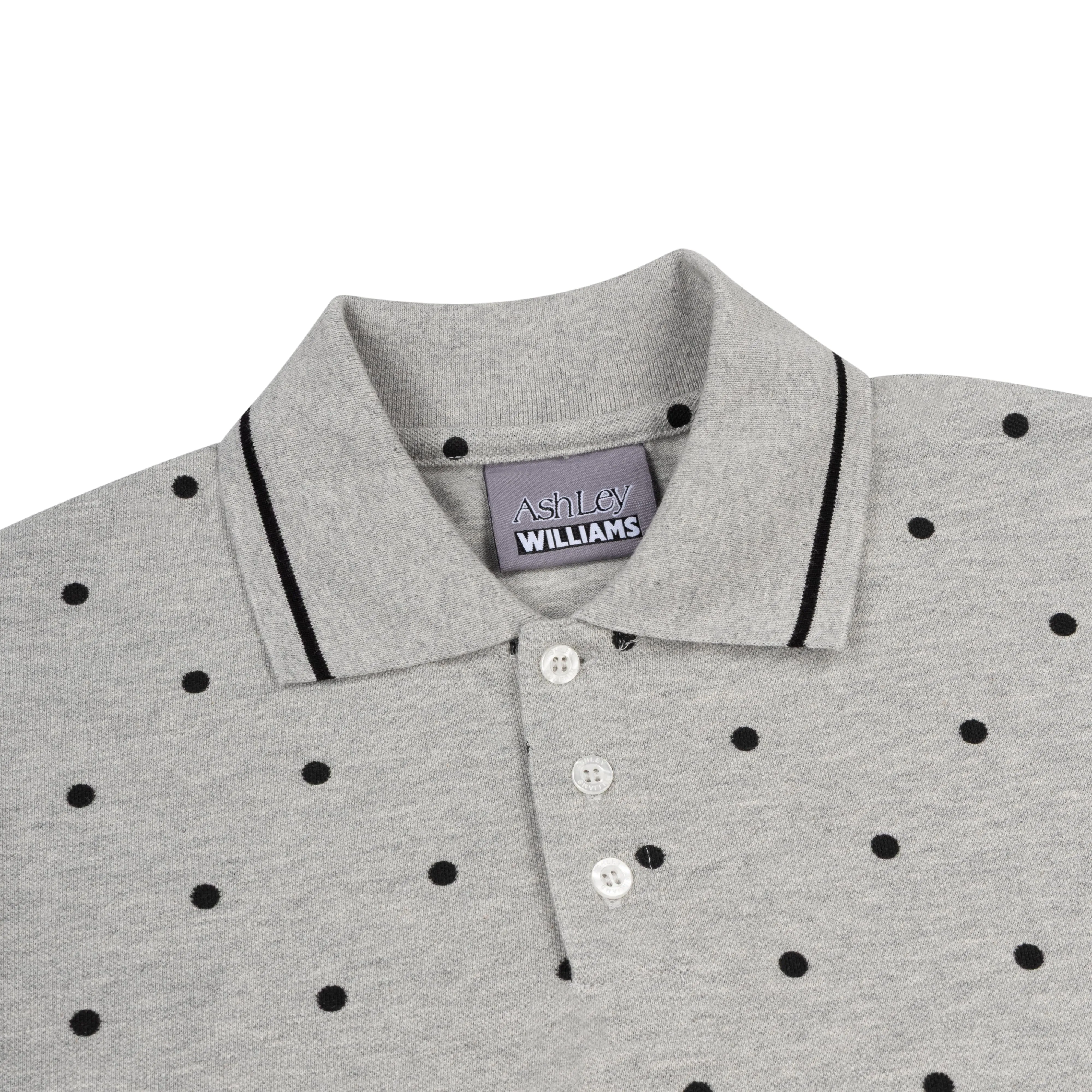 POLKA DOT SHIRT - GREY sold by Ashley Williams product image thumbnail 4