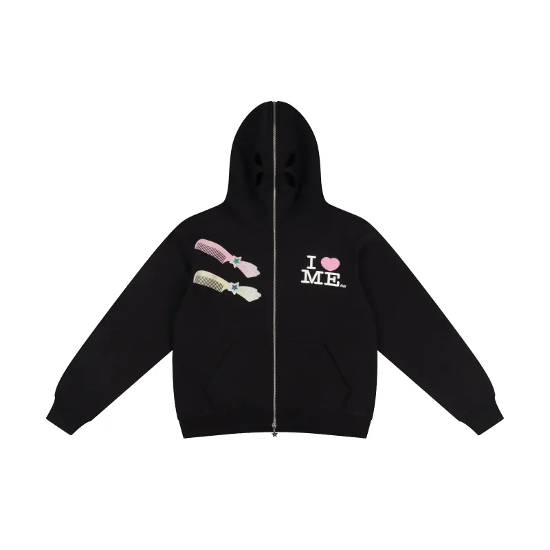 MALTESE BUTTERFLY HOODIE - BLACK sold by Ashley Williams