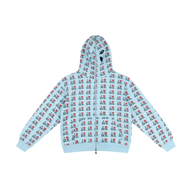 PRE ORDER - BLUE I HEART ME BUTTERFLY HOODIE sold by Ashley Williams