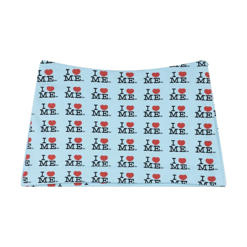 I HEART ME  MINI SKIRT - BLUE sold by Ashley Williams
