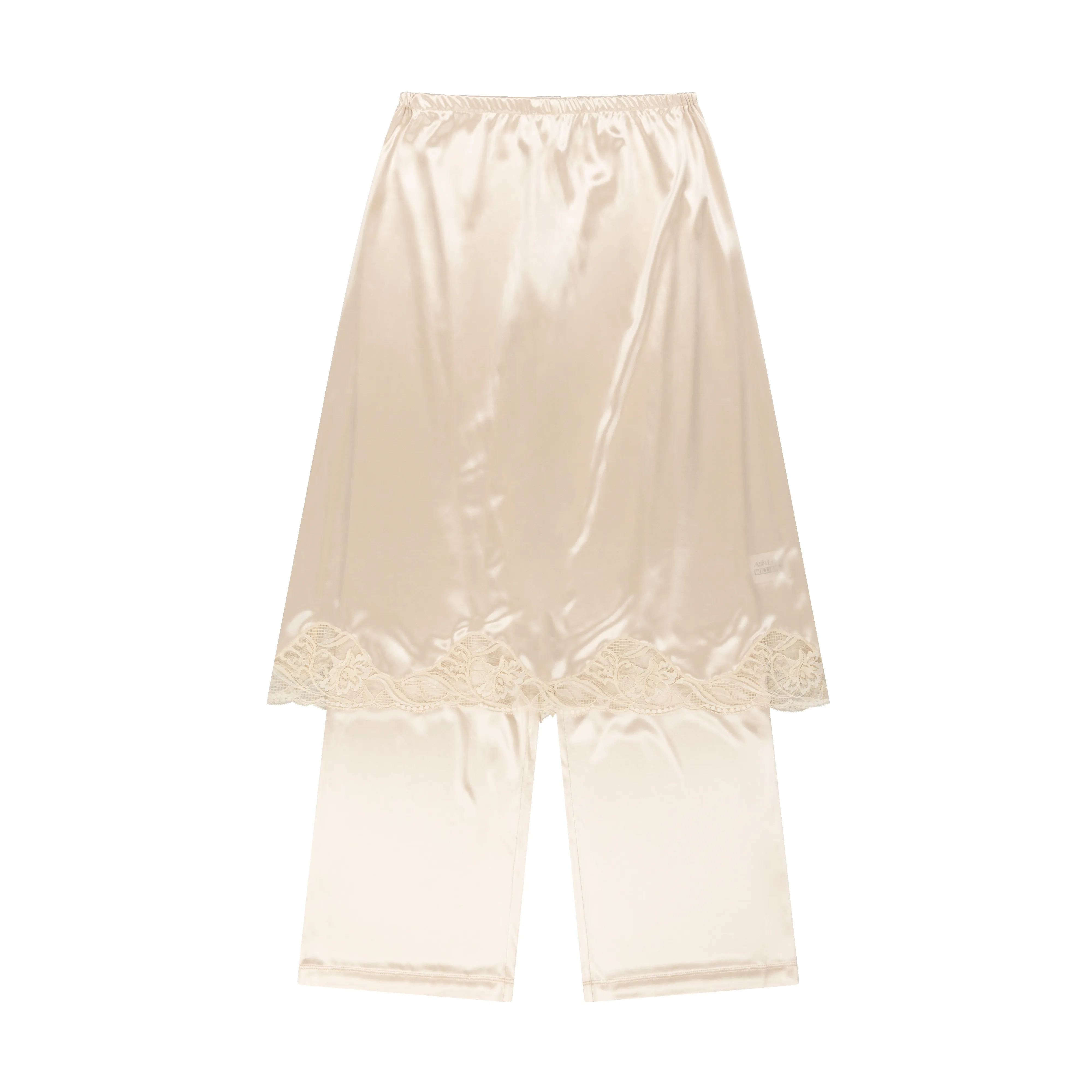 BEIGE LINGERIE TROUSERS sold by Ashley Williams
