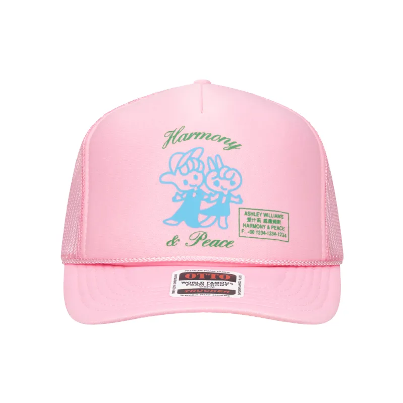 HARMONY & PEACE CAP - PINK sold by Ashley Williams
