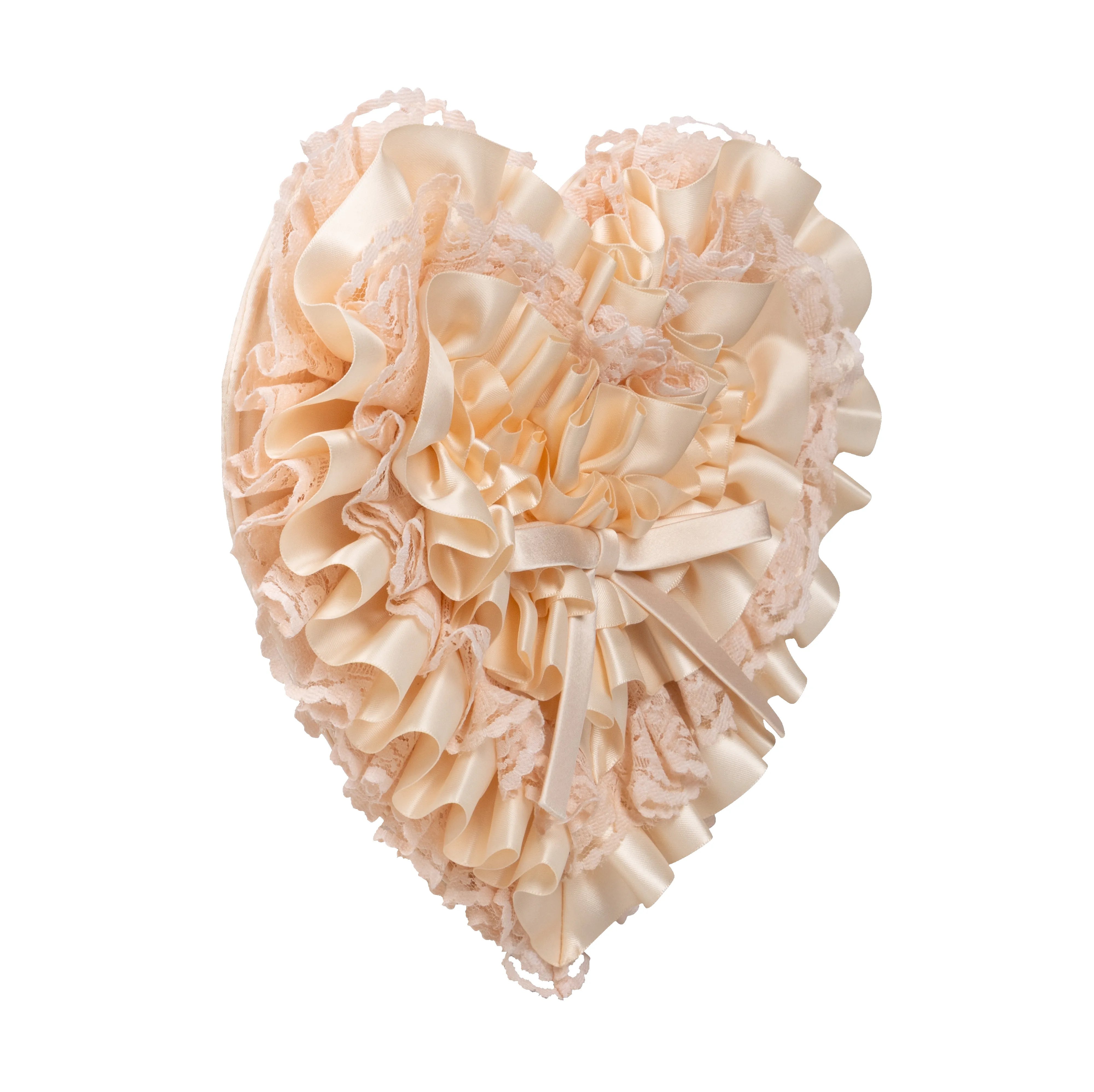 BOW HEART CLUTCH BAG - BEIGE sold by Ashley Williams product image thumbnail 3