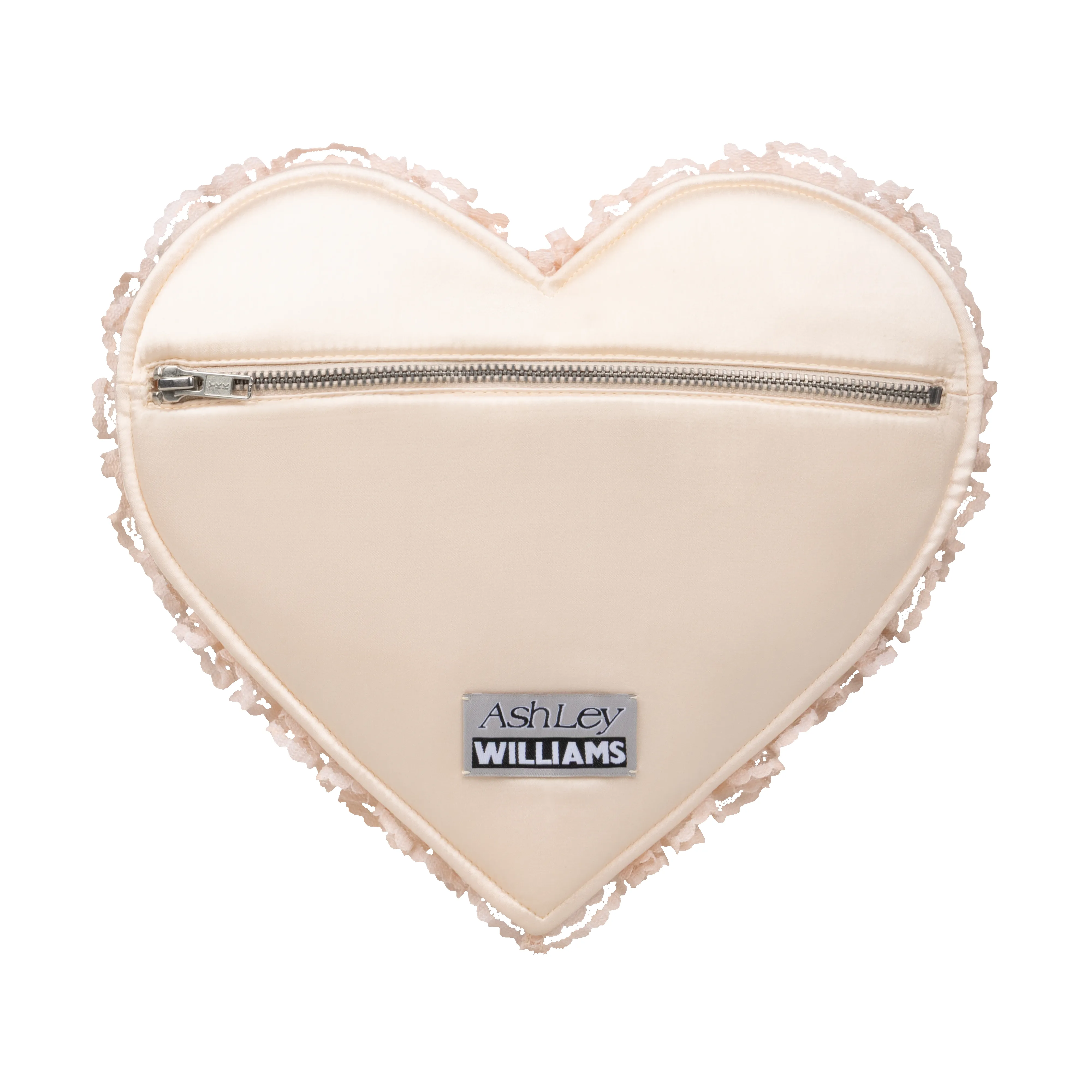 BOW HEART CLUTCH BAG - BEIGE sold by Ashley Williams product image thumbnail 2