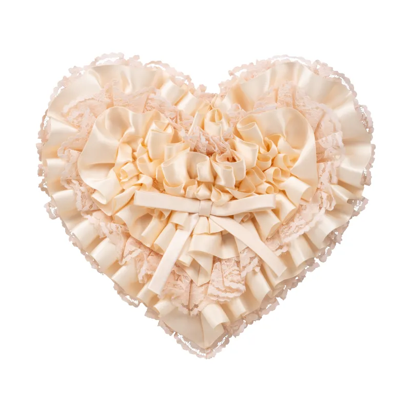 BOW HEART CLUTCH BAG -  BEIGE sold by Ashley Williams