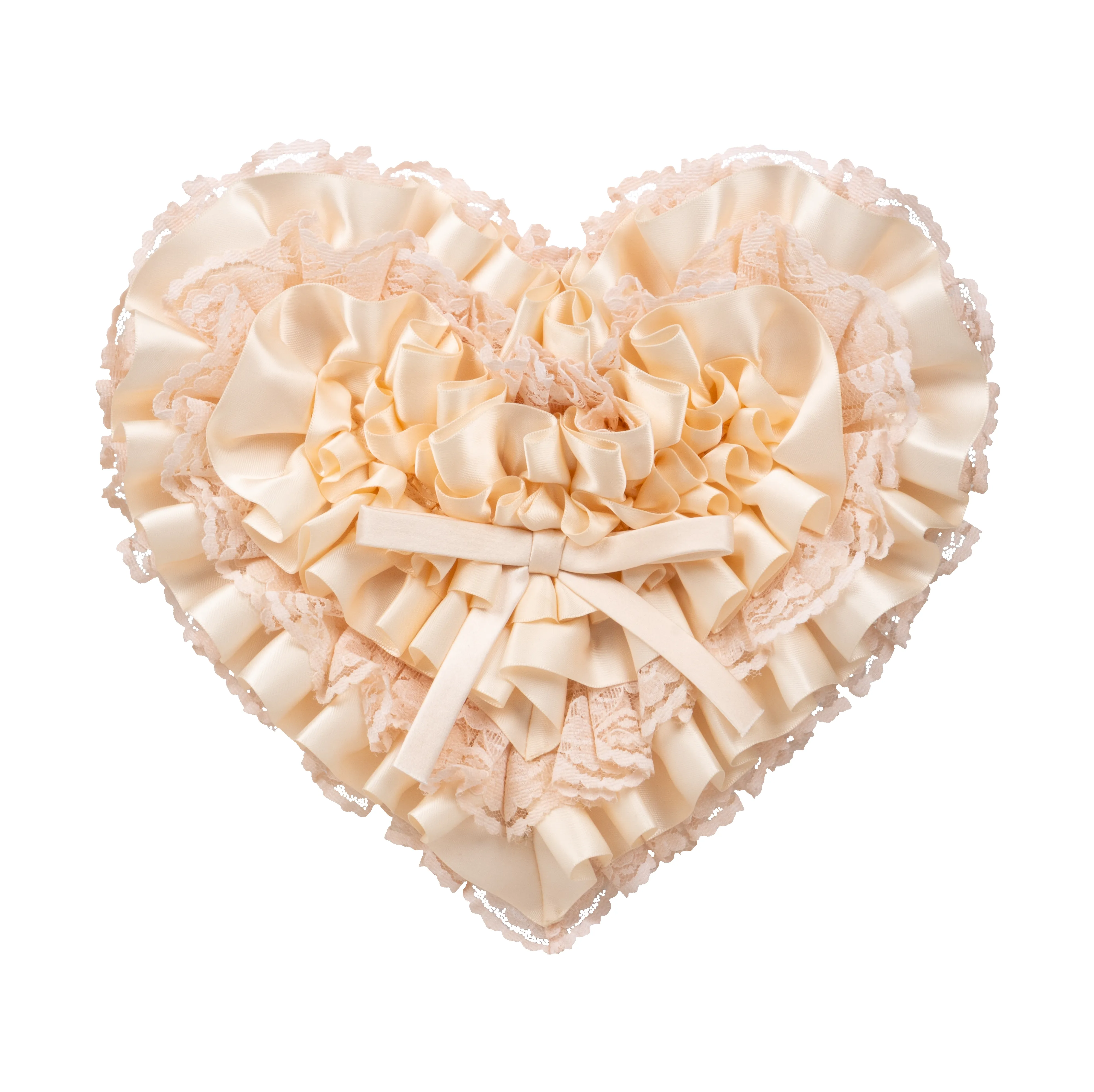 BOW HEART CLUTCH BAG - BEIGE sold by Ashley Williams