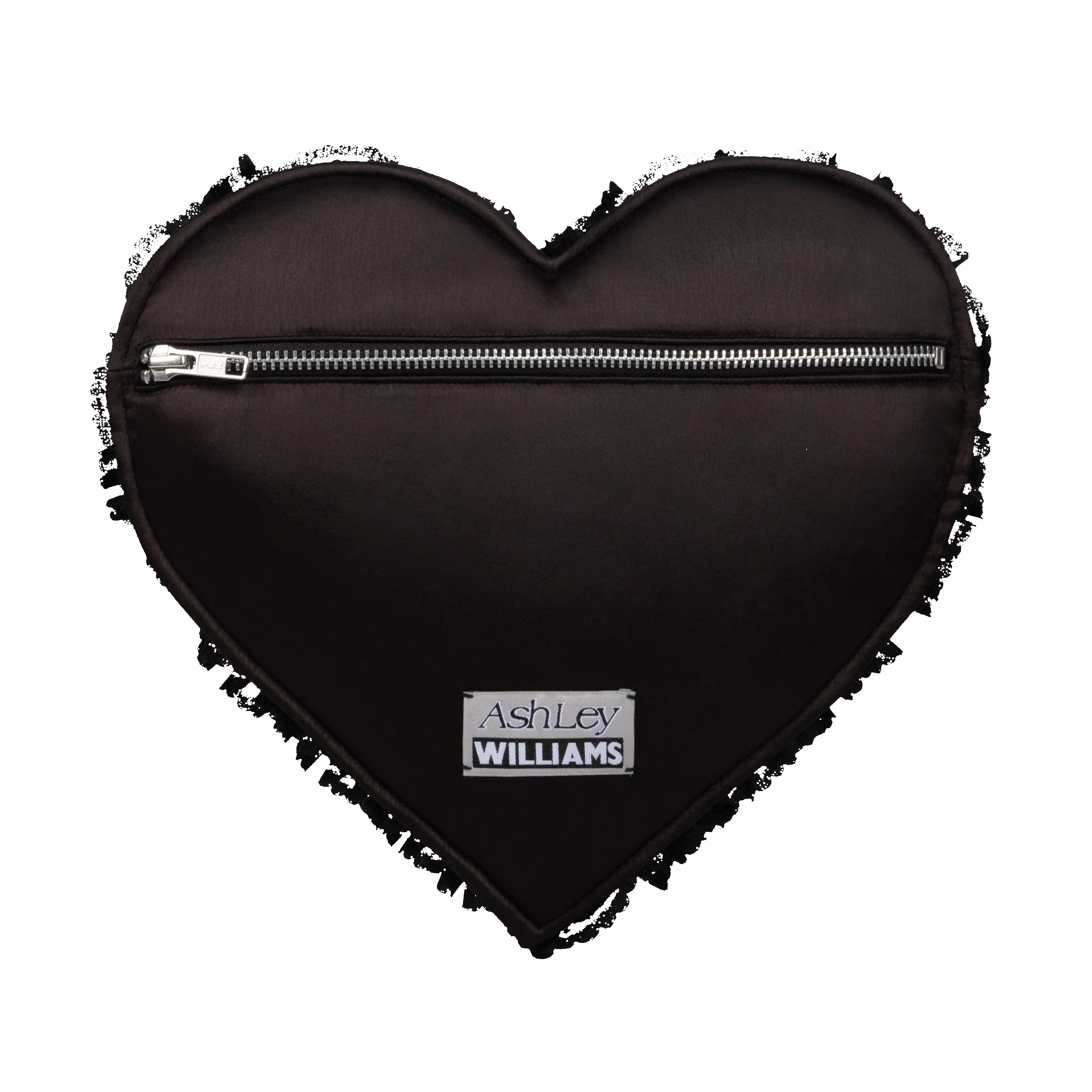 BOW HEART CLUTCH BAG - BLACK sold by Ashley Williams product image thumbnail 2