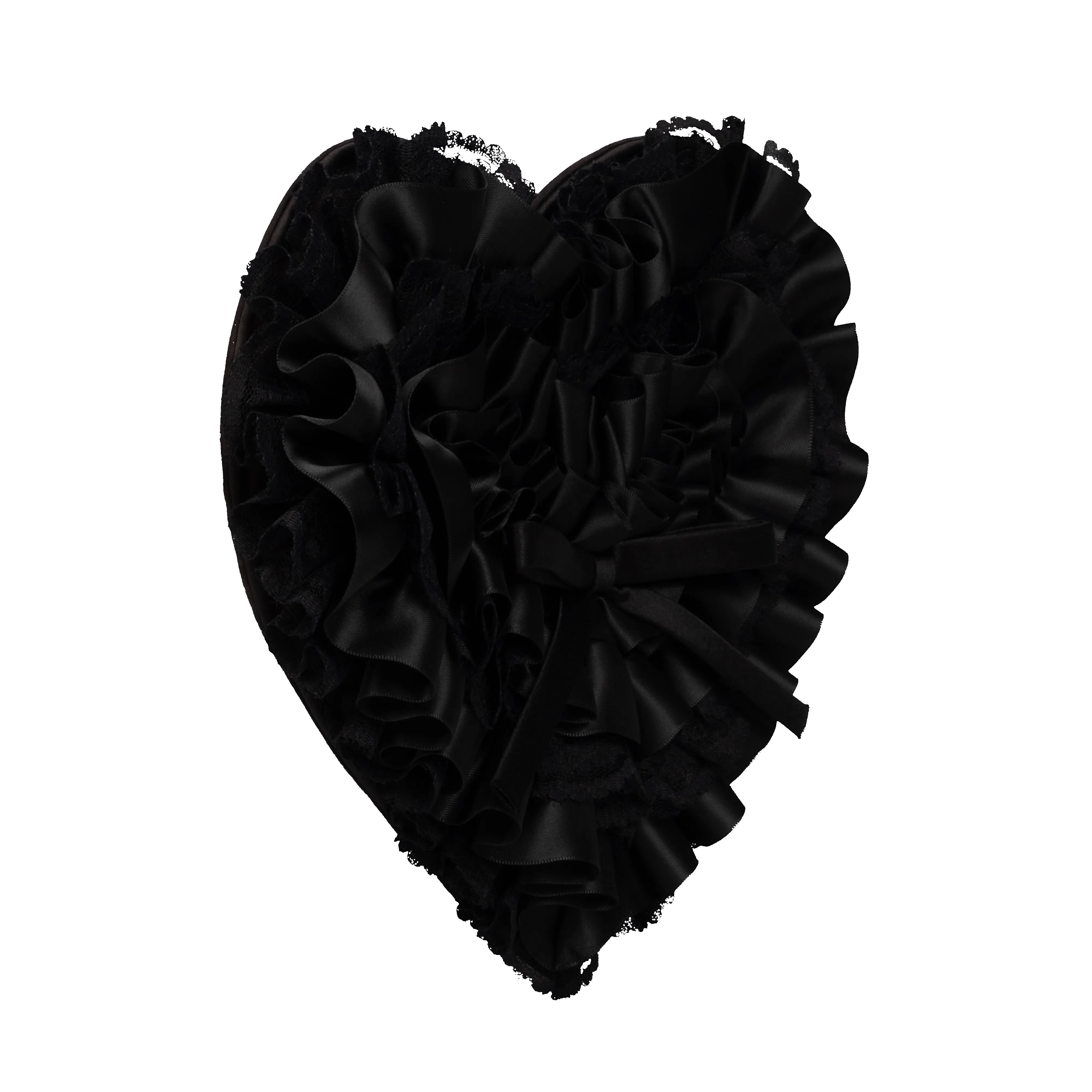 BOW HEART CLUTCH BAG - BLACK sold by Ashley Williams product image thumbnail 3