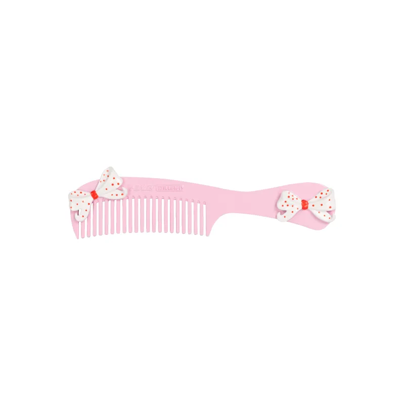 BOW COMB HAIR CLIP  -  PINK sold by Ashley Williams