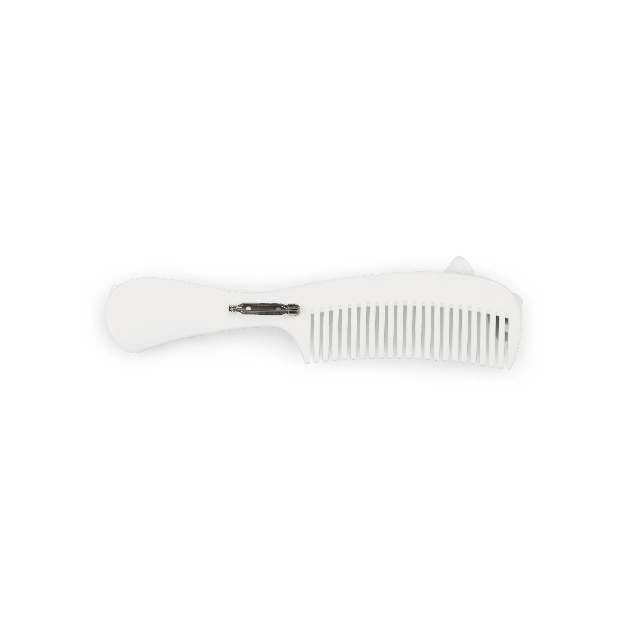 BOW COMB BROOCH- WHITE sold by Ashley Williams product image thumbnail 2