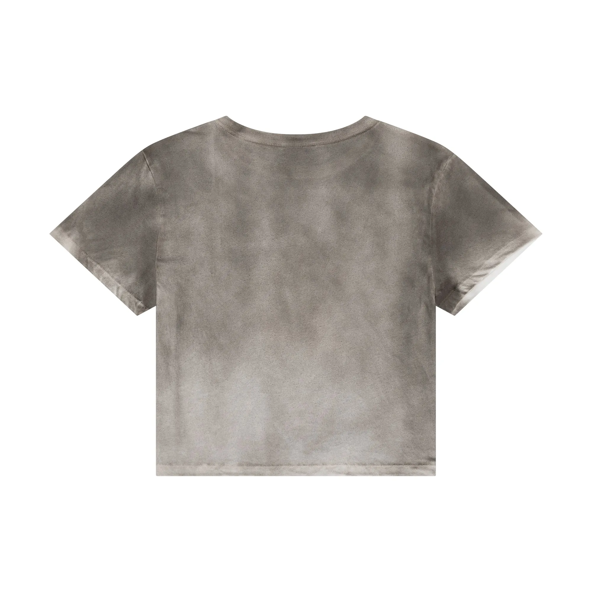 HARMONY & PEACE CROPPED T-SHIRT - WASHED GREY sold by Ashley Williams product image thumbnail 2