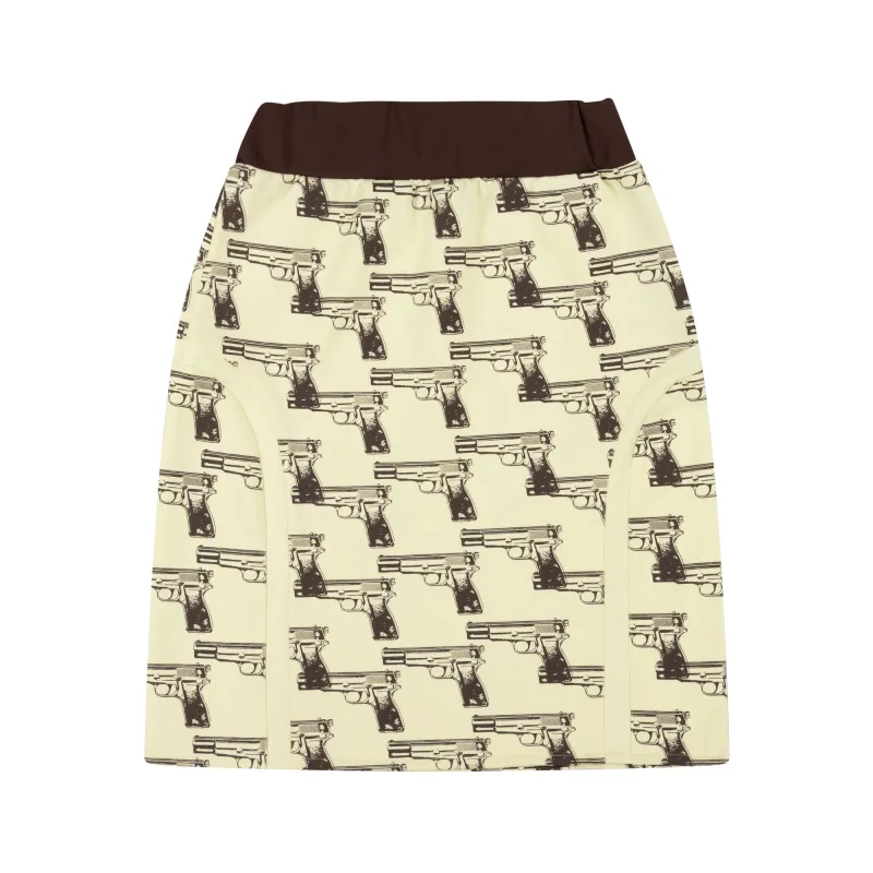 GUN TRACK SKIRT - YELLOW sold by Ashley Williams
