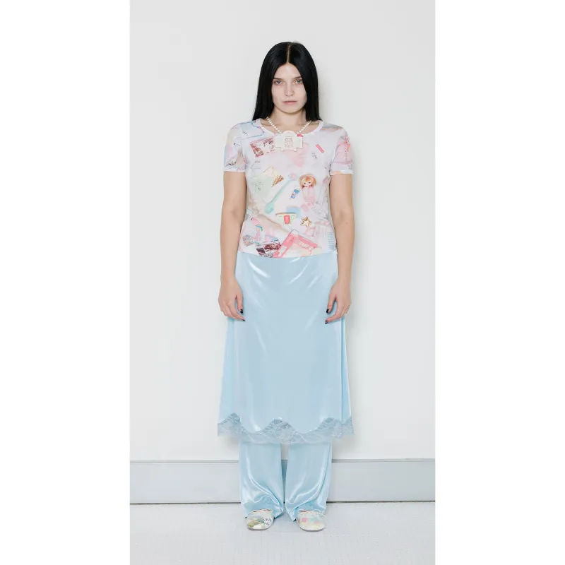 LINGERIE TROUSERS - BLUE made by Ashley Williams