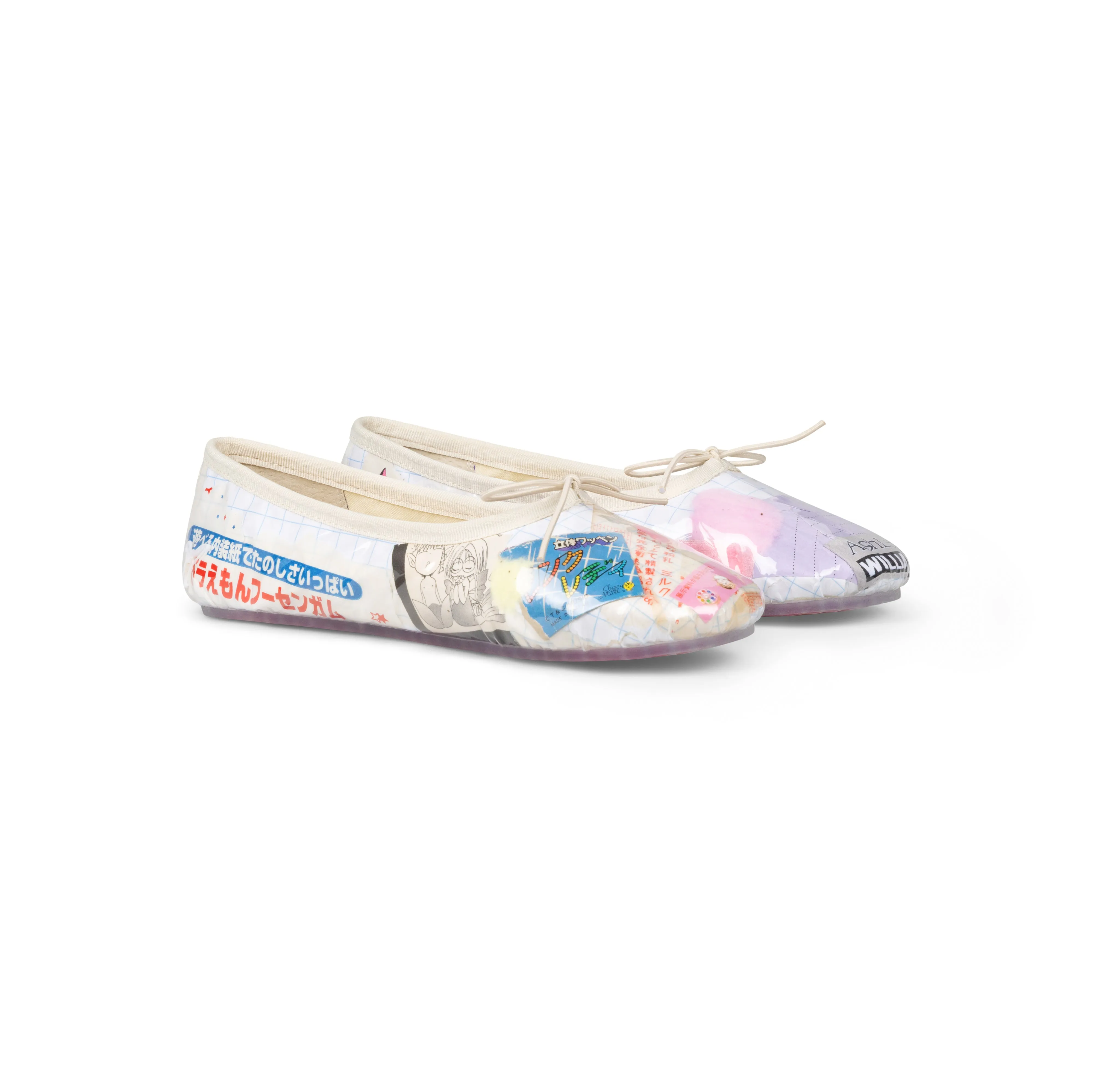 BLUE GRID TRASH MELODY FLATS sold by Ashley Williams product image thumbnail 2