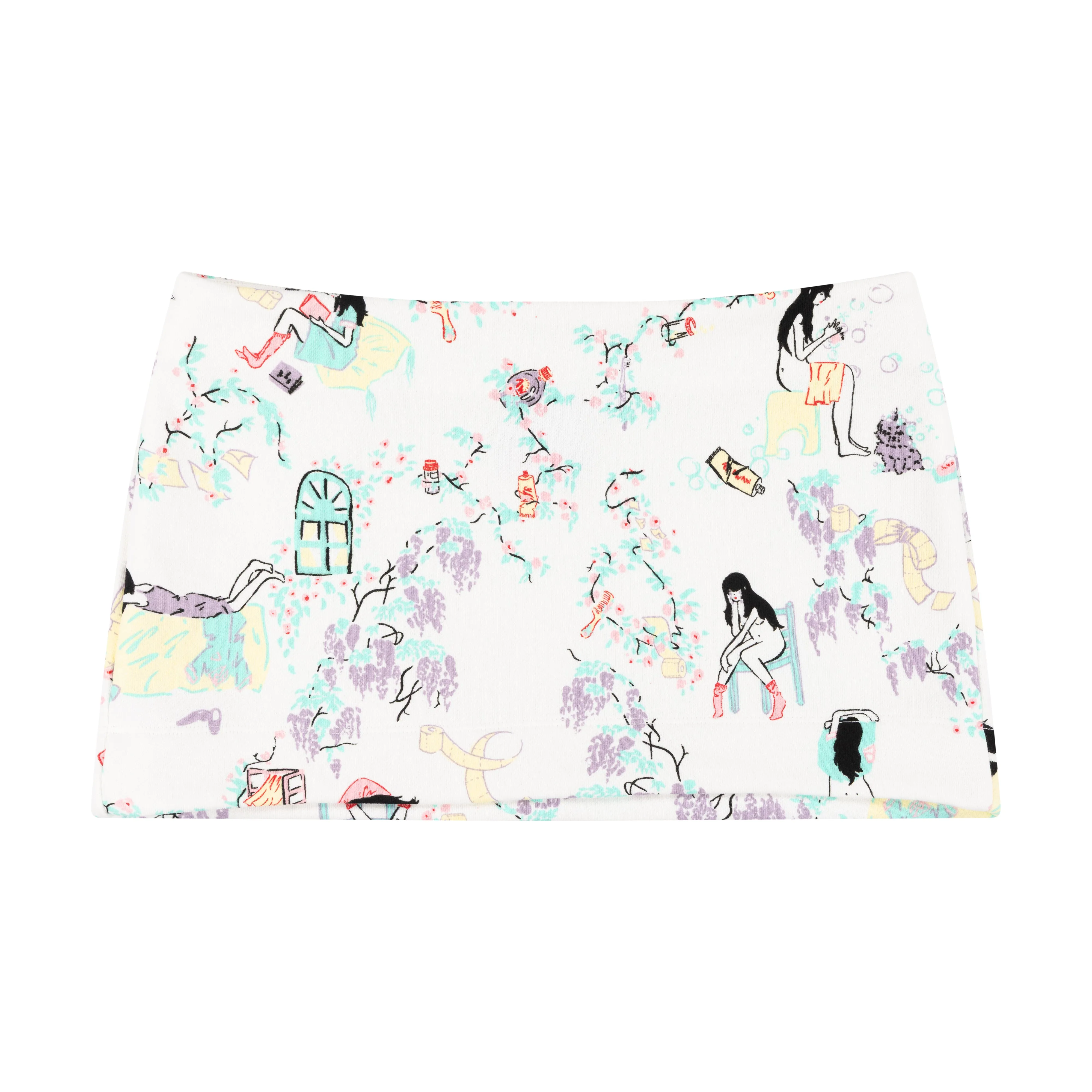 WHITE DAY IN THE LIFE MINI SKIRT sold by Ashley Williams