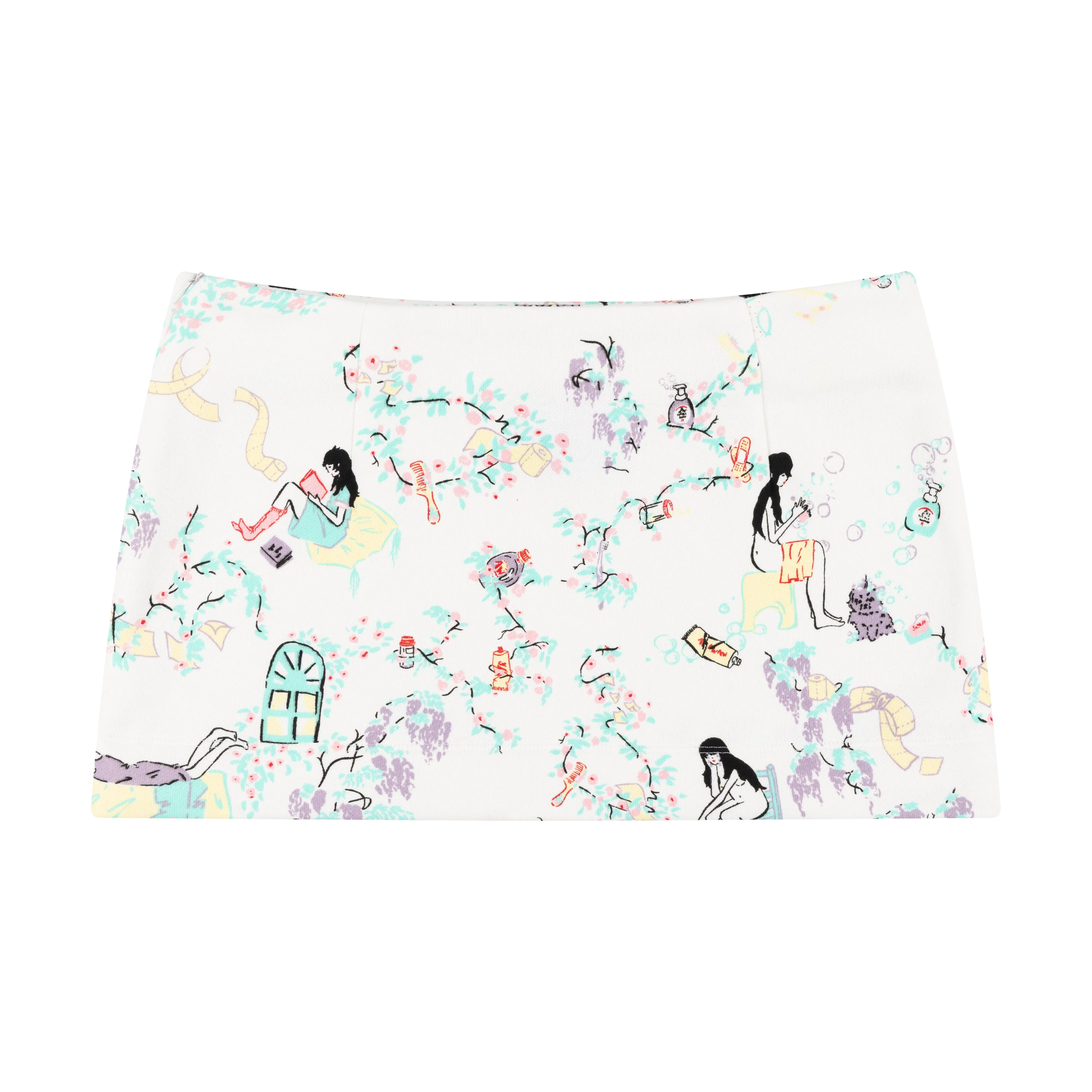 WHITE DAY IN THE LIFE MINI SKIRT sold by Ashley Williams product image thumbnail 2