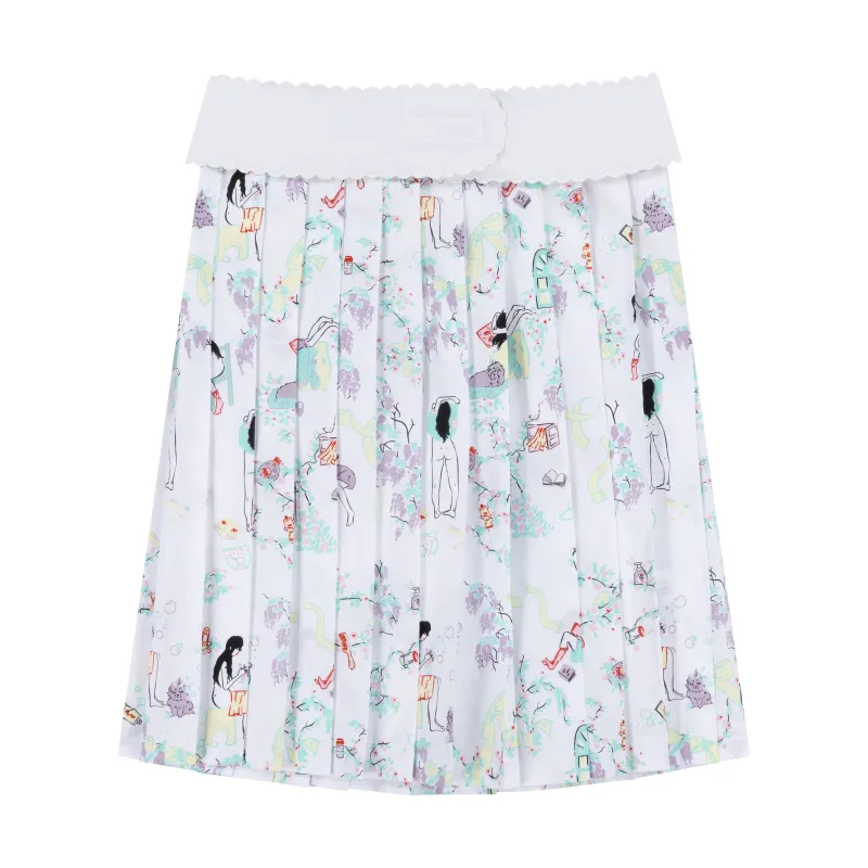 DAY IN THE LIFE PLEATED SKIRT WITH BELT made by Ashley Williams