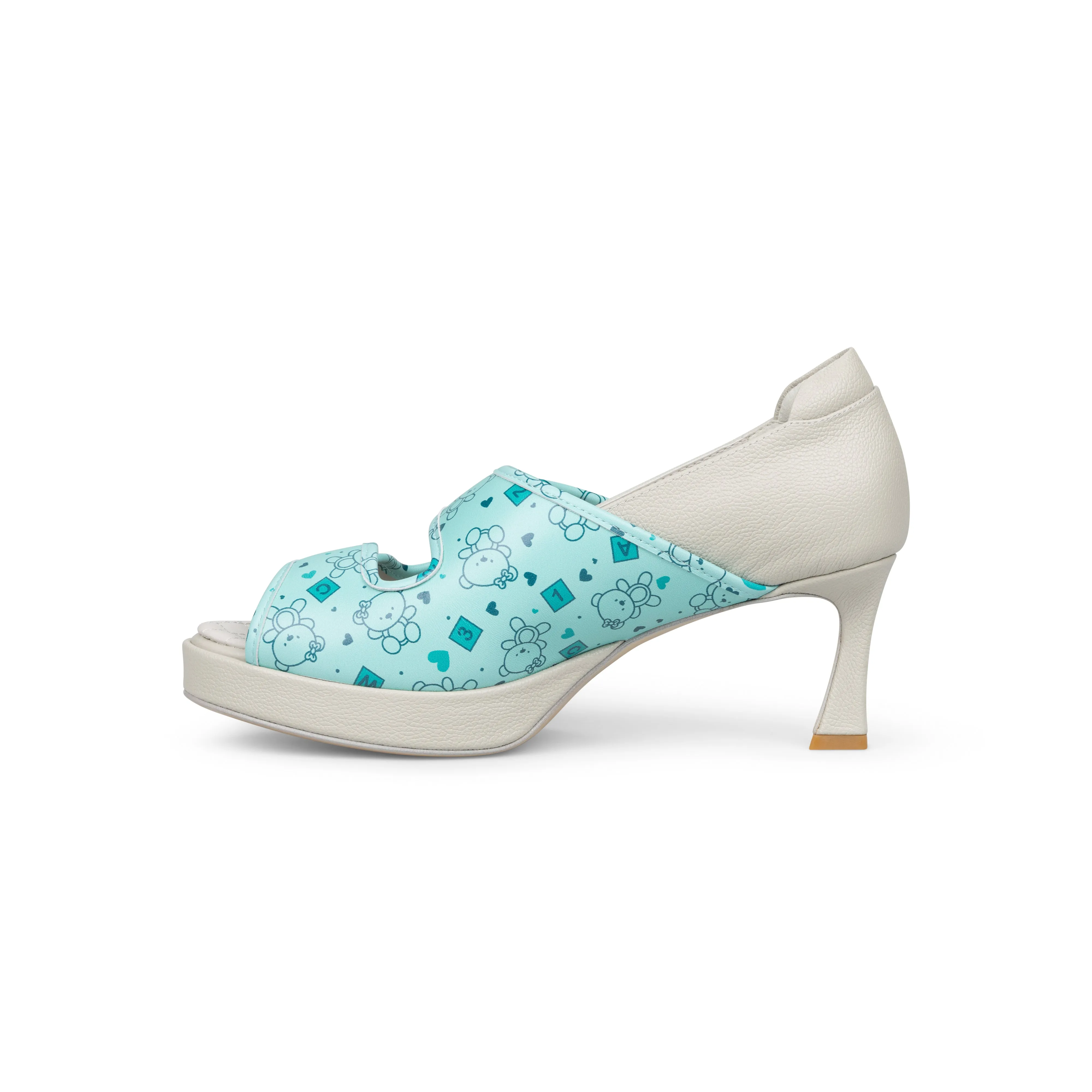LITTLE BEAR VELCRO KITTEN HEELS sold by Ashley Williams product image thumbnail 3