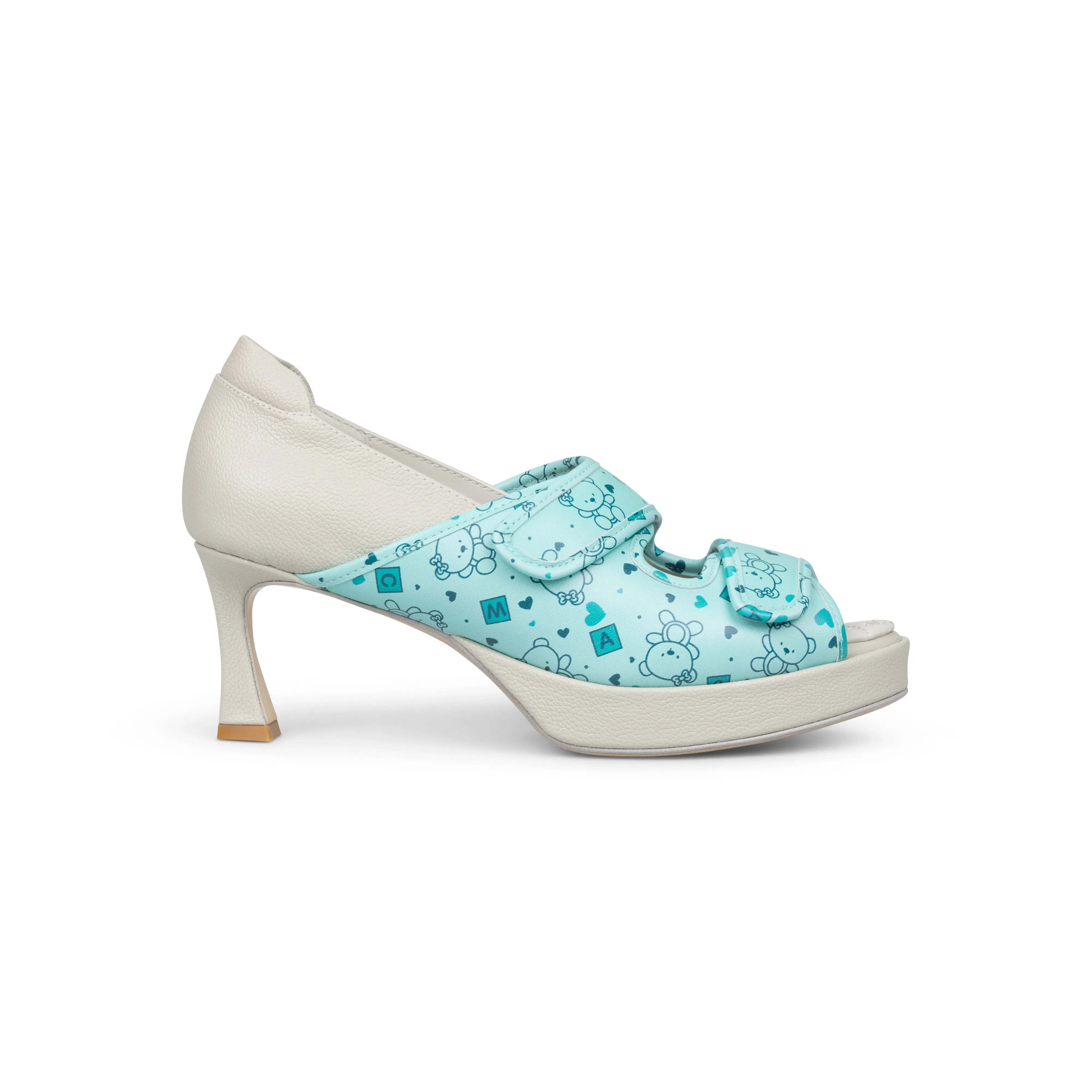 LITTLE BEAR VELCRO KITTEN HEELS sold by Ashley Williams product image thumbnail 4