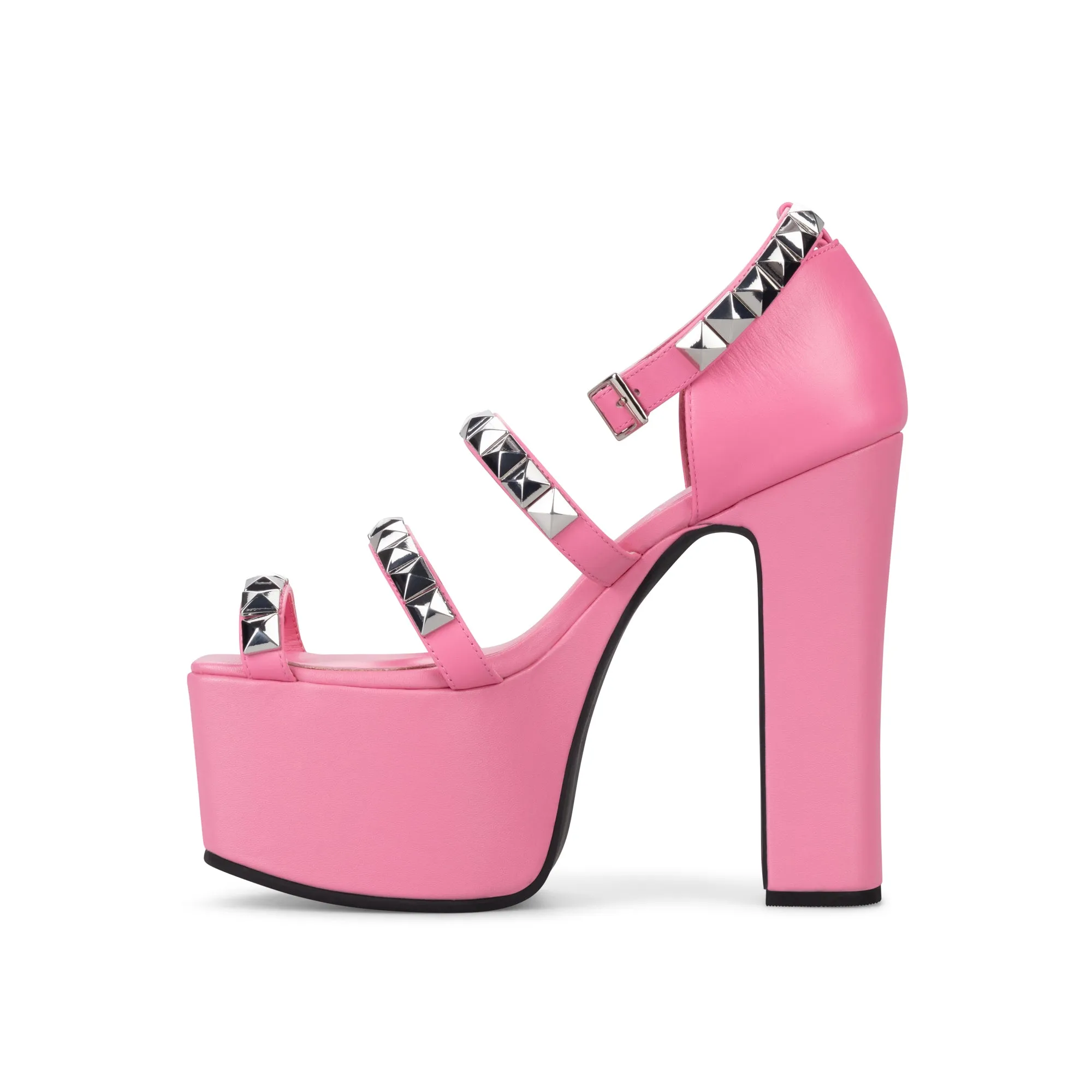 STUDDED IRIS HEELS PINK sold by Ashley Williams product image thumbnail 5
