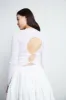 JAYLA | TOP COTTON BLEND WHITE sold by Cecilie Bahnsen