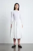 JAYLA | TOP COTTON BLEND WHITE sold by Cecilie Bahnsen