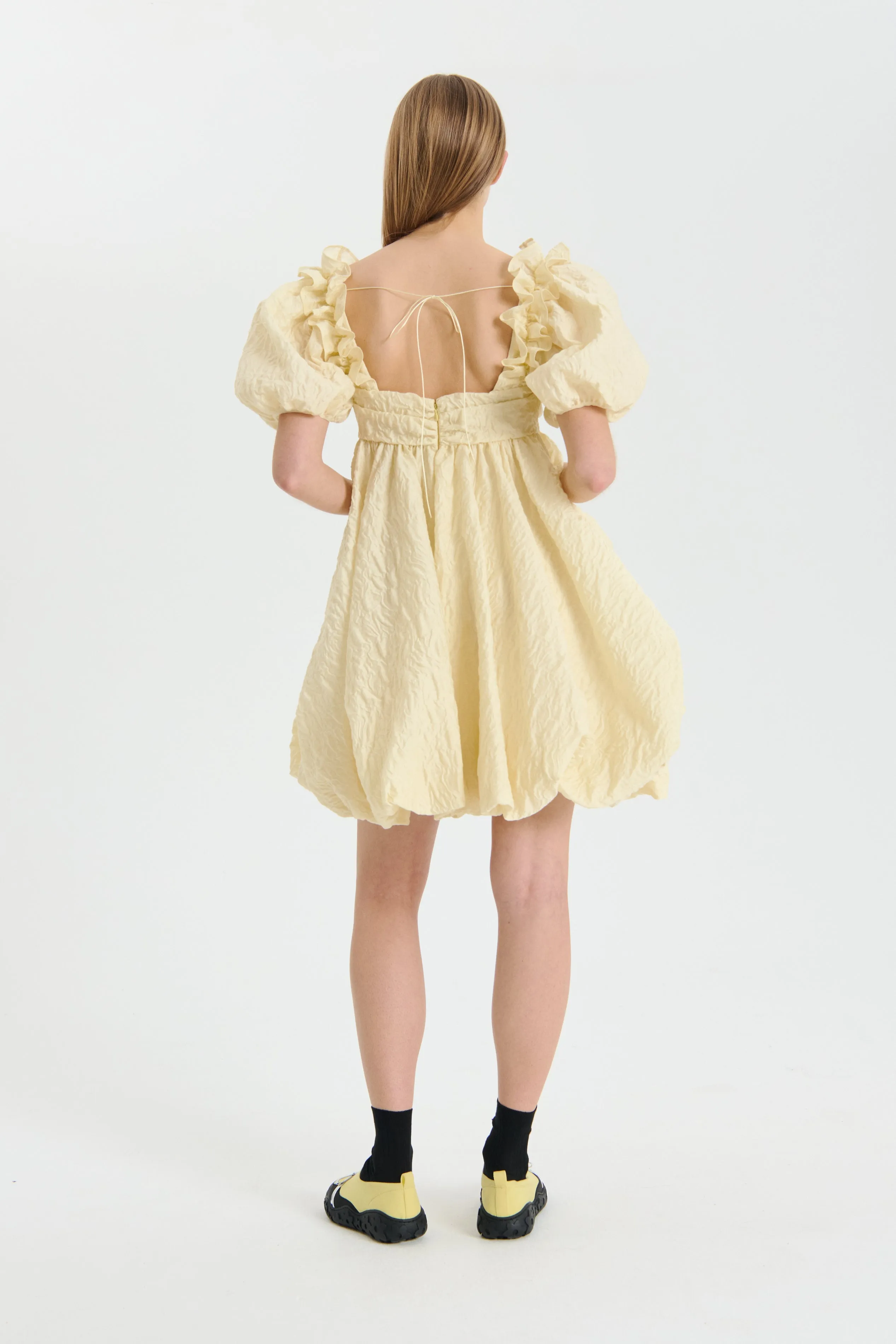 GWEN | DRESS FLURRY MATELASS… SOFT YELLOW sold by Cecilie Bahnsen product image thumbnail 2