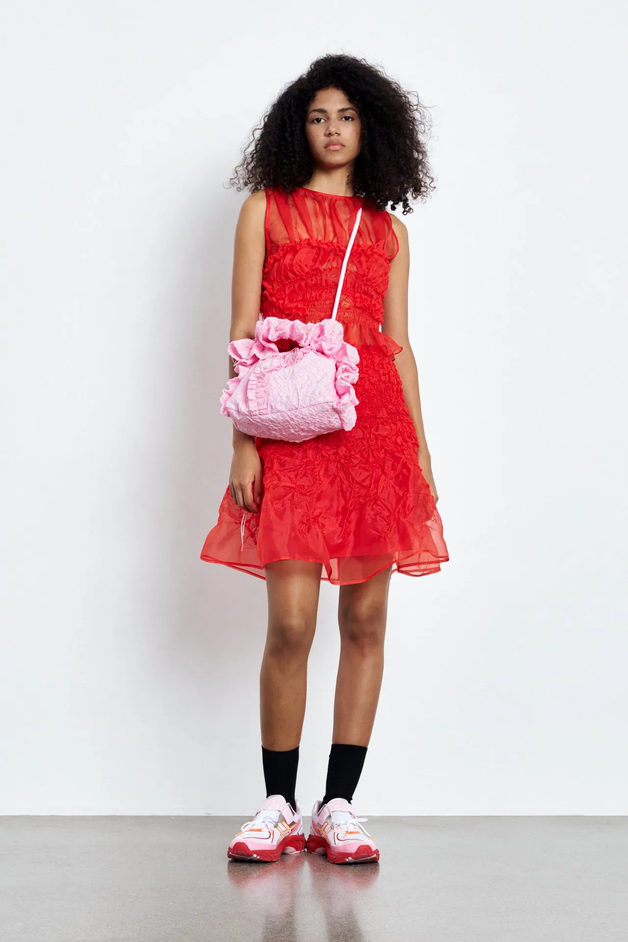 VIA | BAG GRAPPOLO MATELASSÉ PINK sold by Cecilie Bahnsen product image thumbnail 2