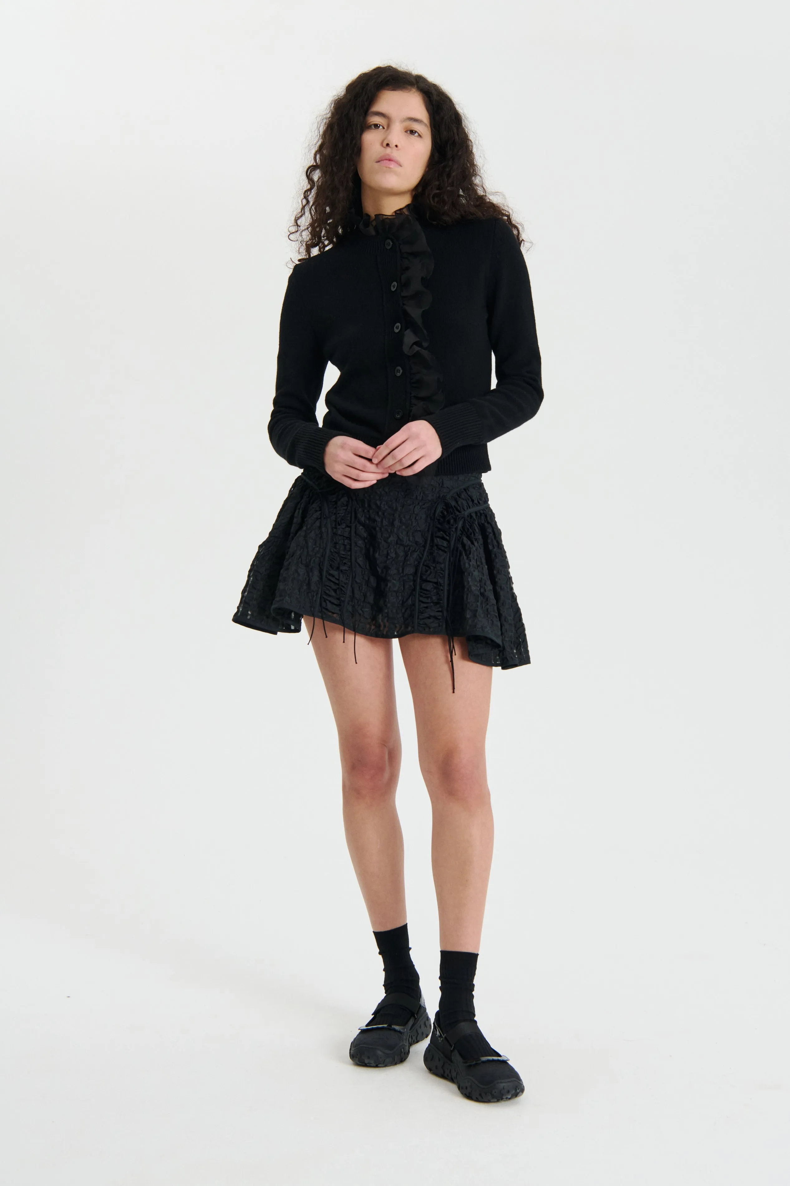 OSCAR | CARDIGAN RECYCLED CASHMERE BLACK sold by Cecilie Bahnsen