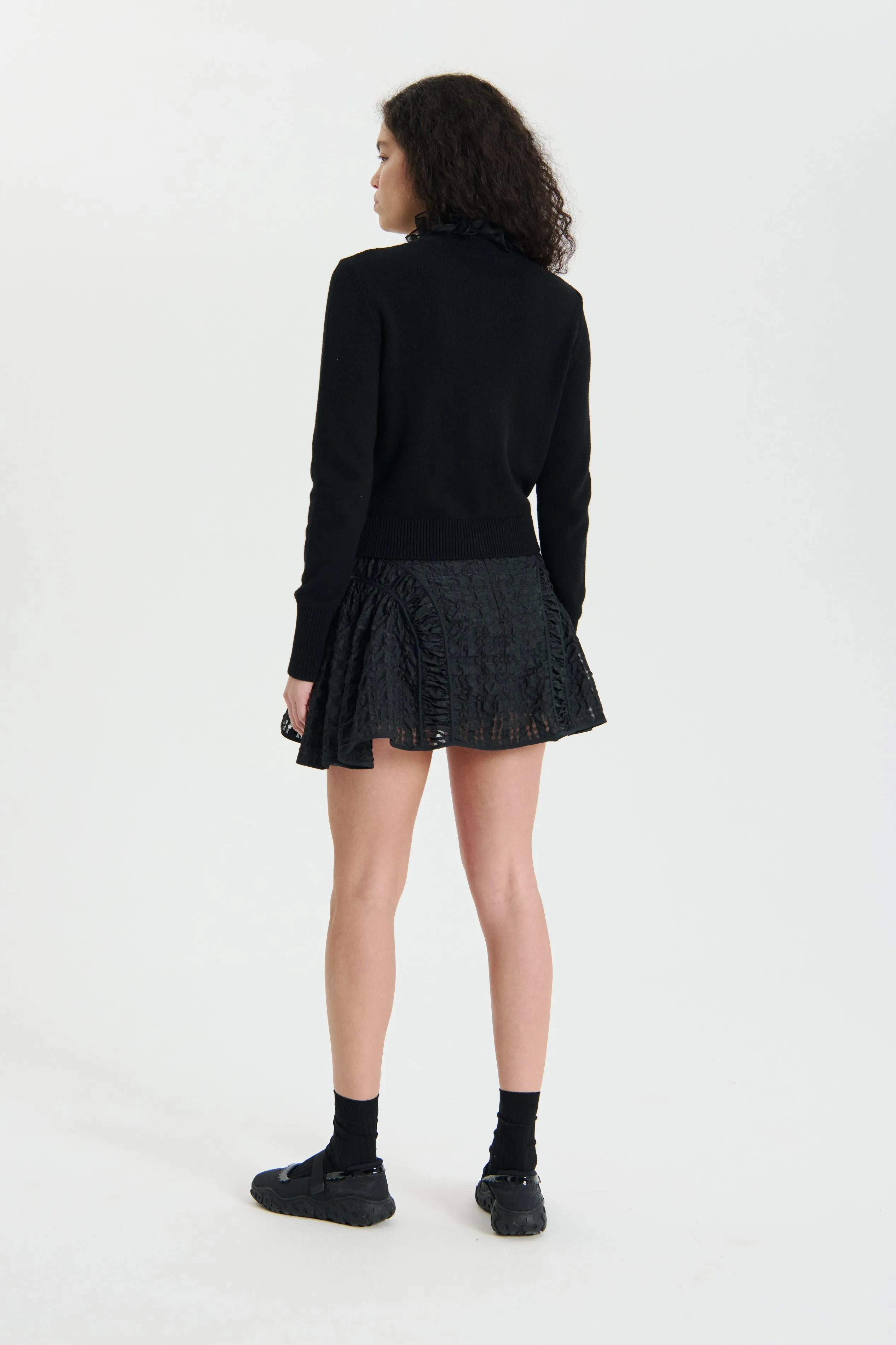 OSCAR | CARDIGAN RECYCLED CASHMERE BLACK sold by Cecilie Bahnsen product image thumbnail 2