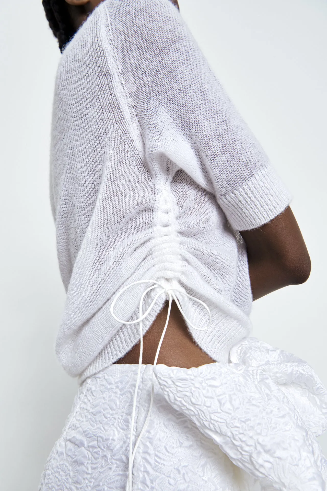 VIVIAN | SKIRT BORAGE CLOQUE? WHITE sold by Cecilie Bahnsen product image thumbnail 3