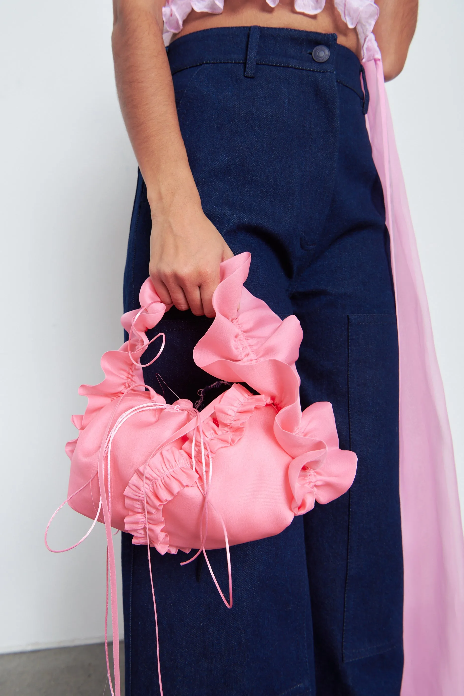 UMI | BAG GLAZED ORGANZA SORBET sold by Cecilie Bahnsen