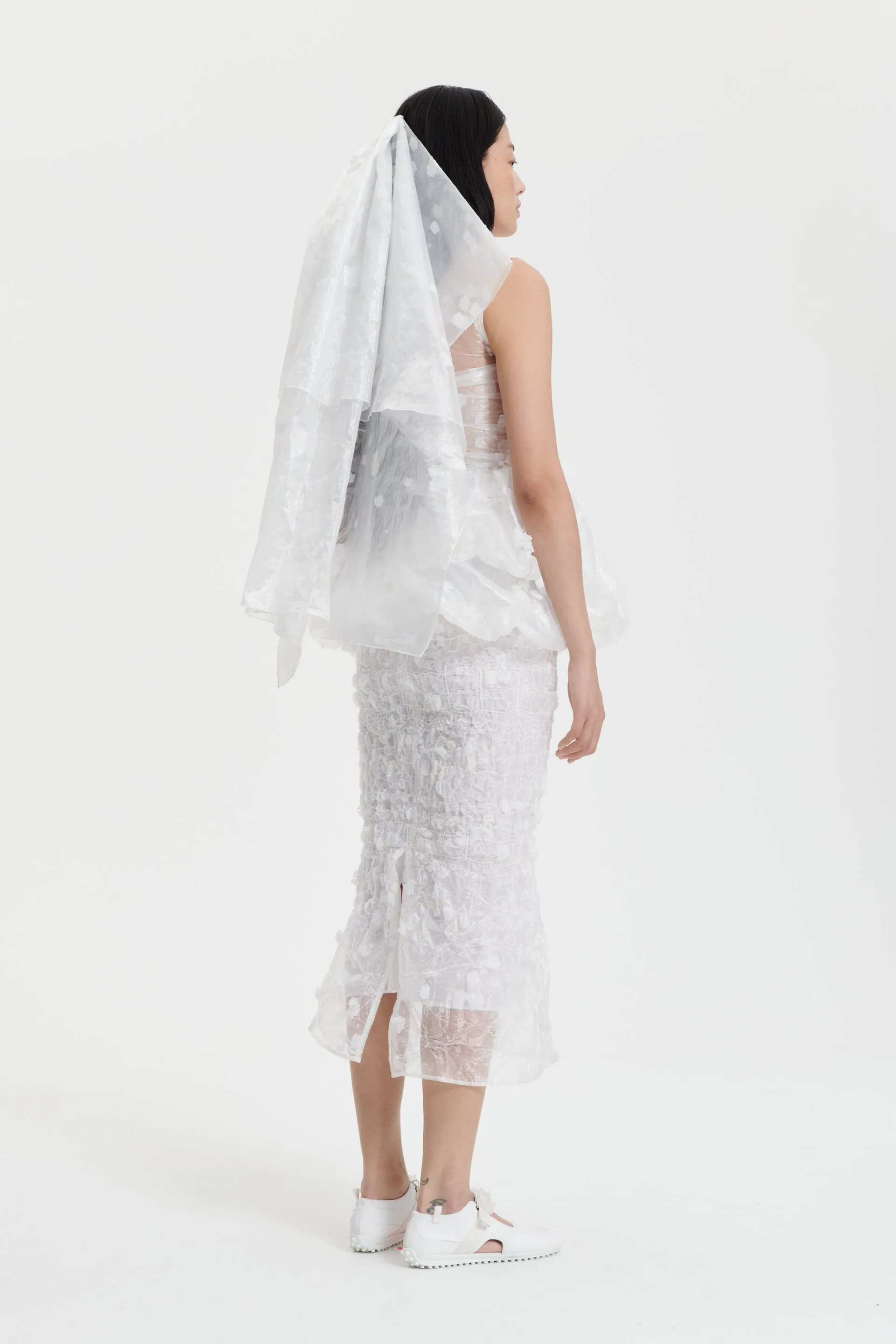 GIANNA | TOP YARROW FIL-COUP… CLEAR / WHITE BRIDAL sold by Cecilie Bahnsen product image thumbnail 3