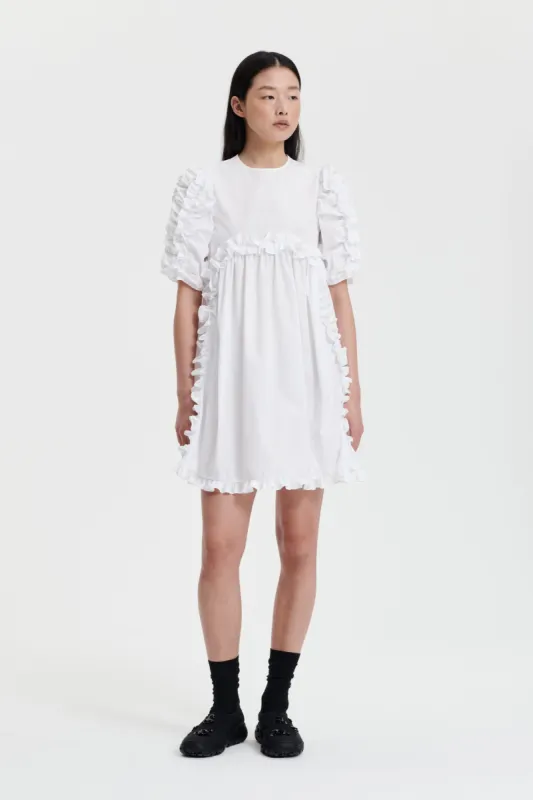GINNY | DRESS COTTON WHITE sold by Cecilie Bahnsen