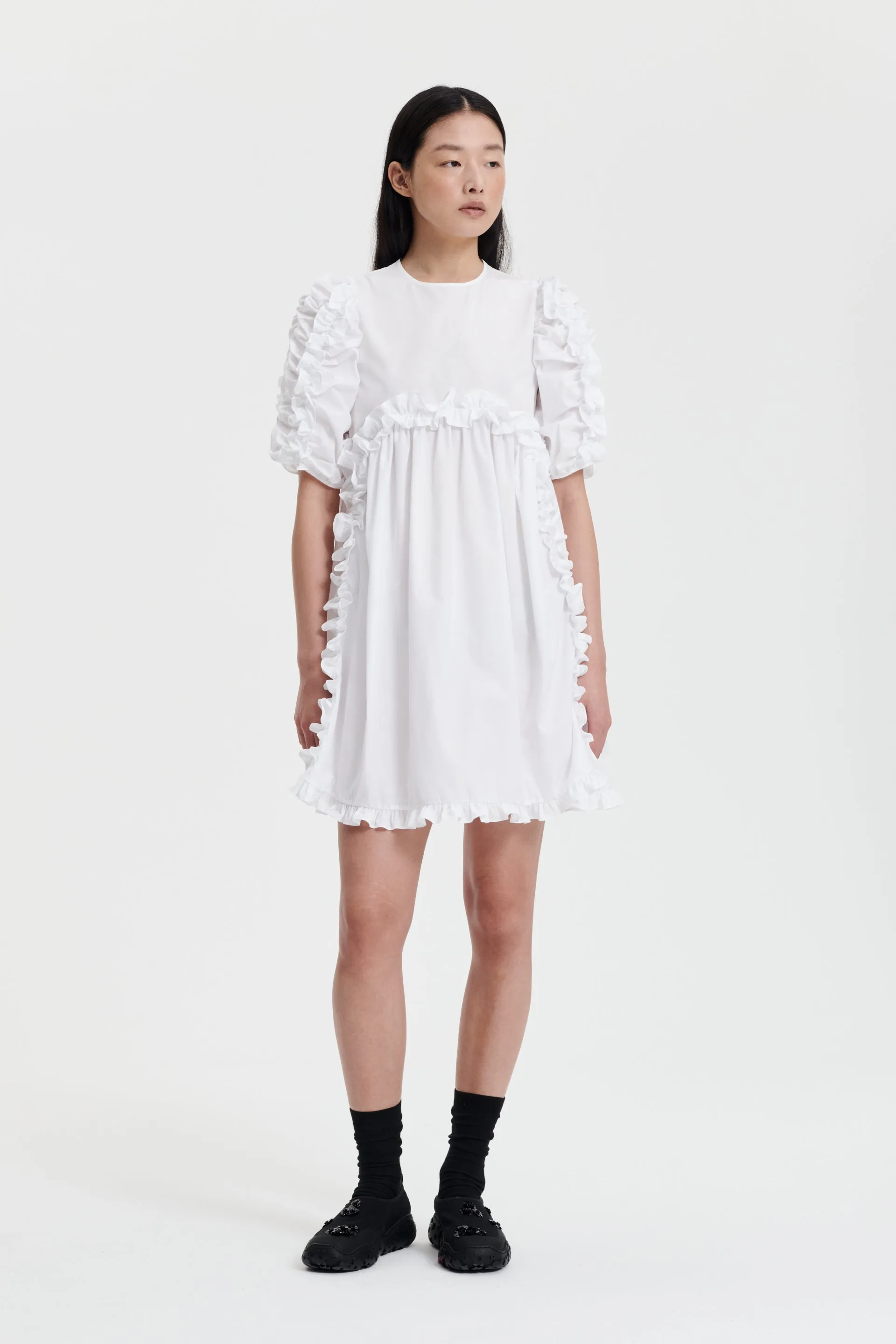 GINNY | DRESS COTTON WHITE sold by Cecilie Bahnsen