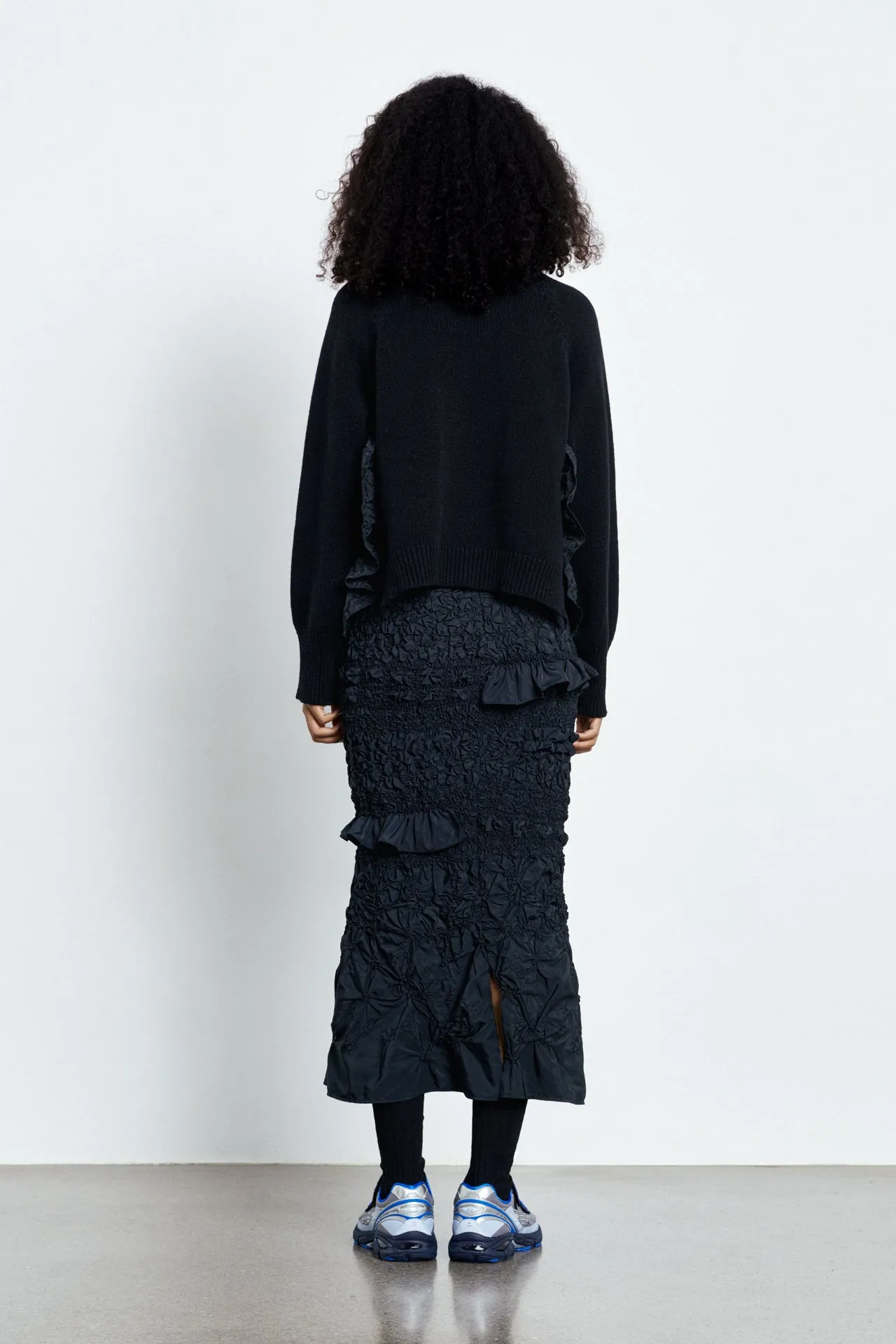 VILLY | PULLOVER RECYCLED CASHMERE BLACK sold by Cecilie Bahnsen product image thumbnail 2