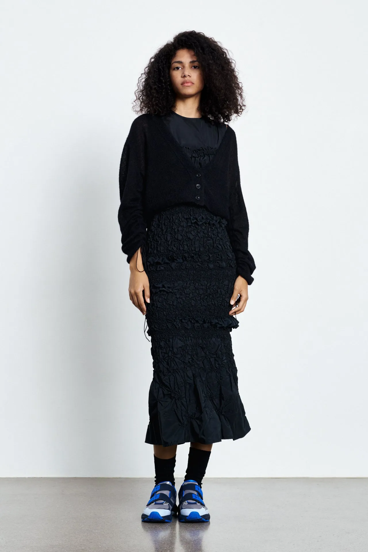 VICKI | CARDIGAN VENUS SOFT KNIT BLACK sold by Cecilie Bahnsen