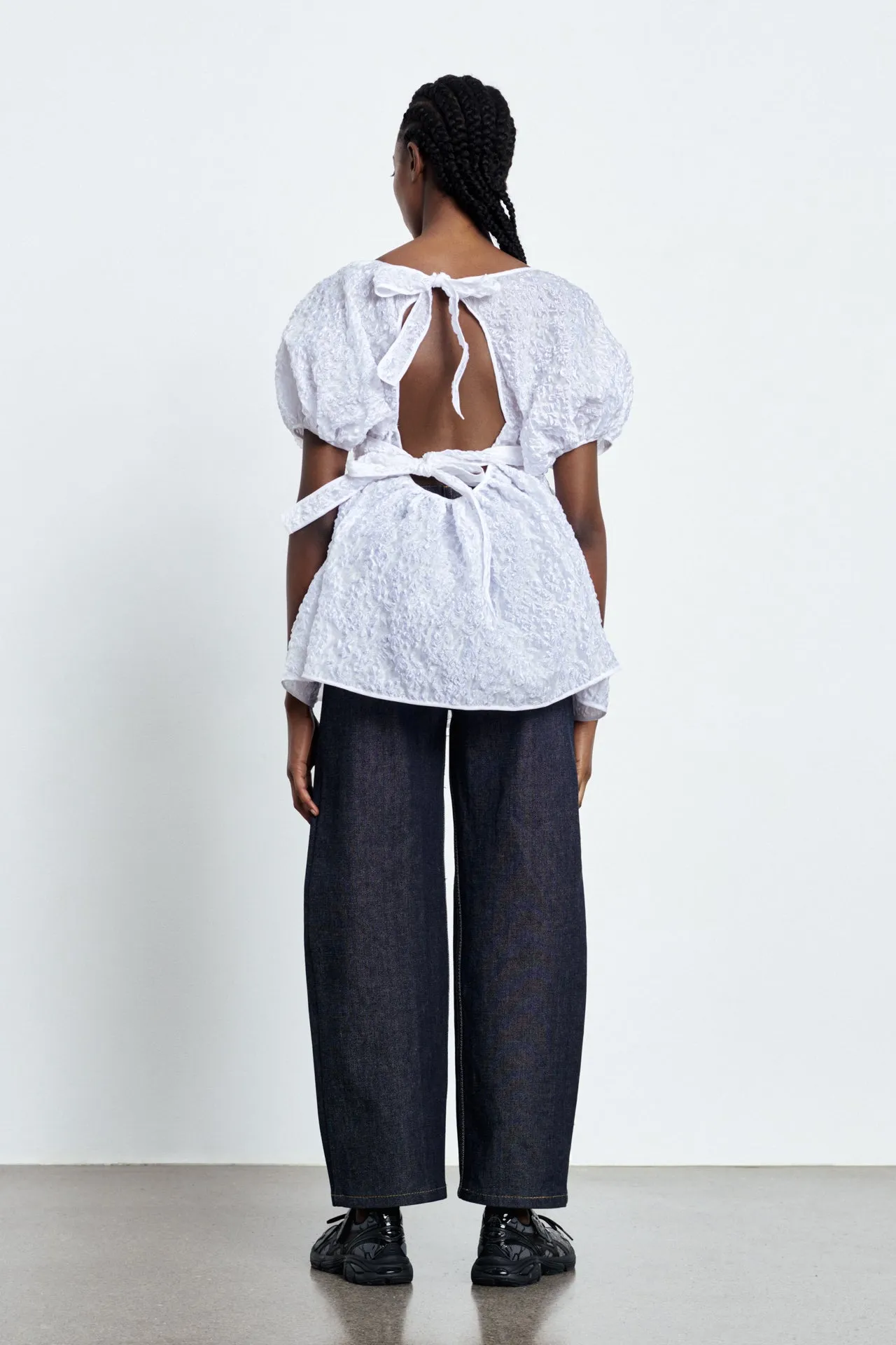 ANGIE | TOP GRASMERE MATELASSÉ WHITE sold by Cecilie Bahnsen product image thumbnail 2