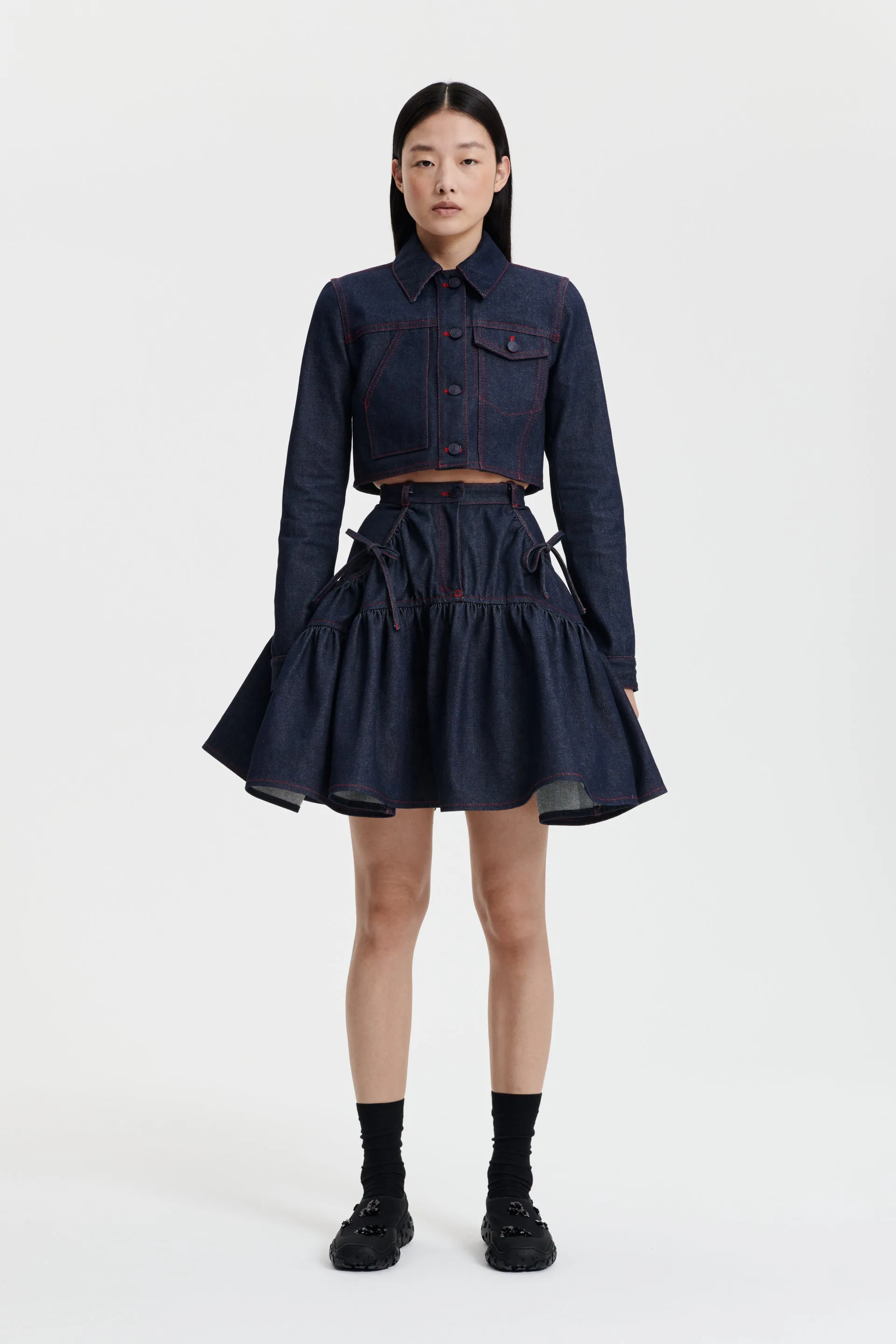 GLORIA | SKIRT DENIM INDIGO sold by Cecilie Bahnsen