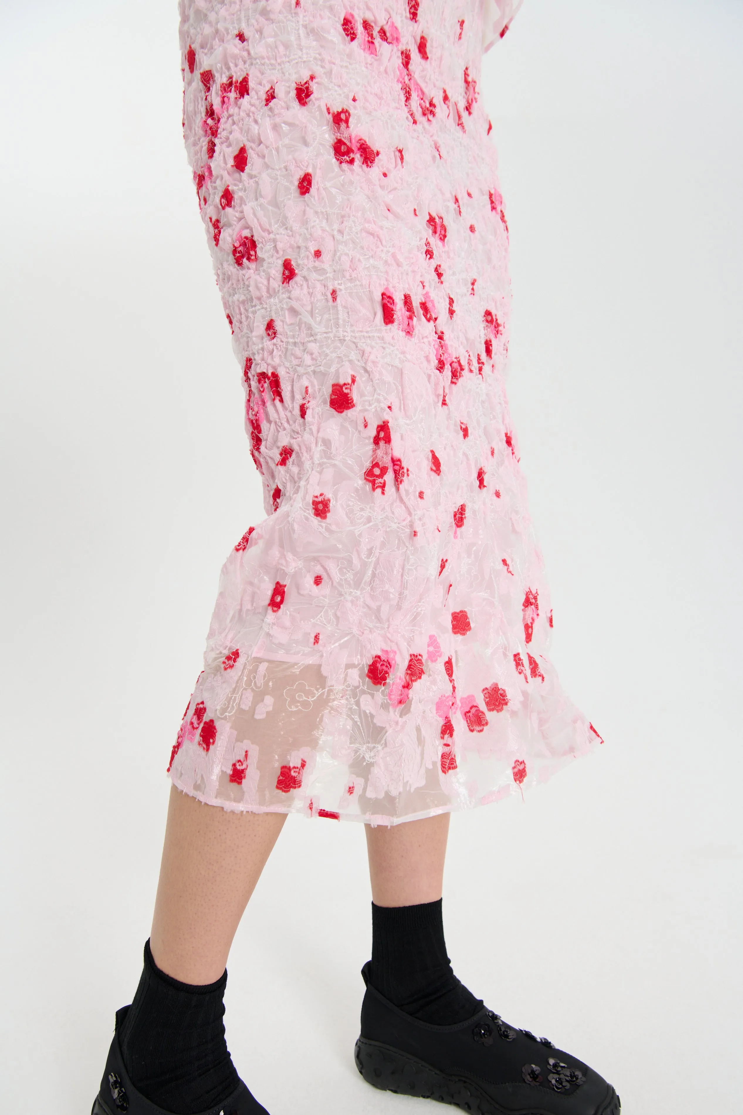 GEMINI | SKIRT PANSY SMOCK YARROW CLEAR / LIGHT PINK sold by Cecilie Bahnsen product image thumbnail 4