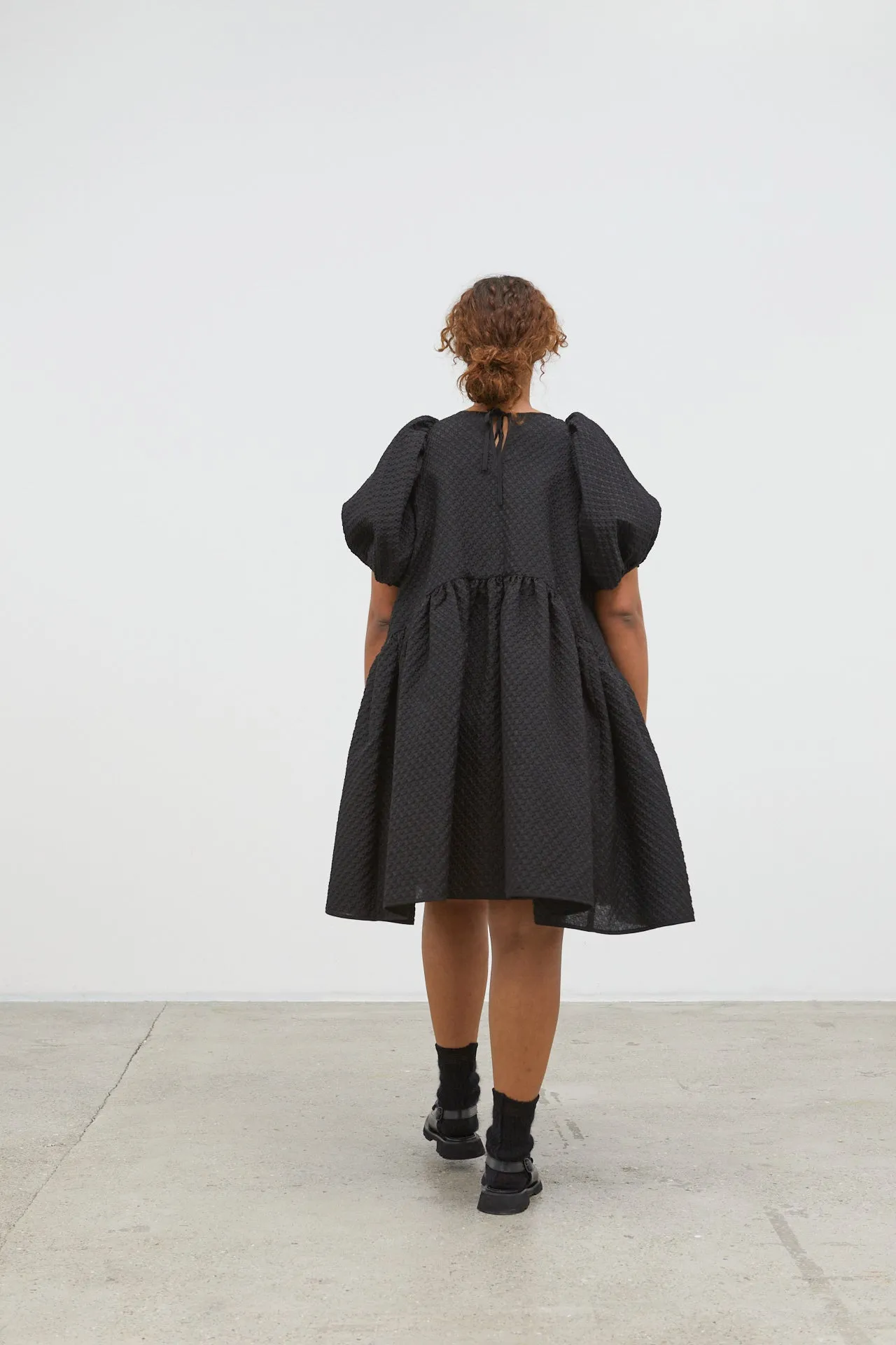 ALEXA | DRESS BLOSSOM MATELASS… BLACK sold by Cecilie Bahnsen product image thumbnail 2