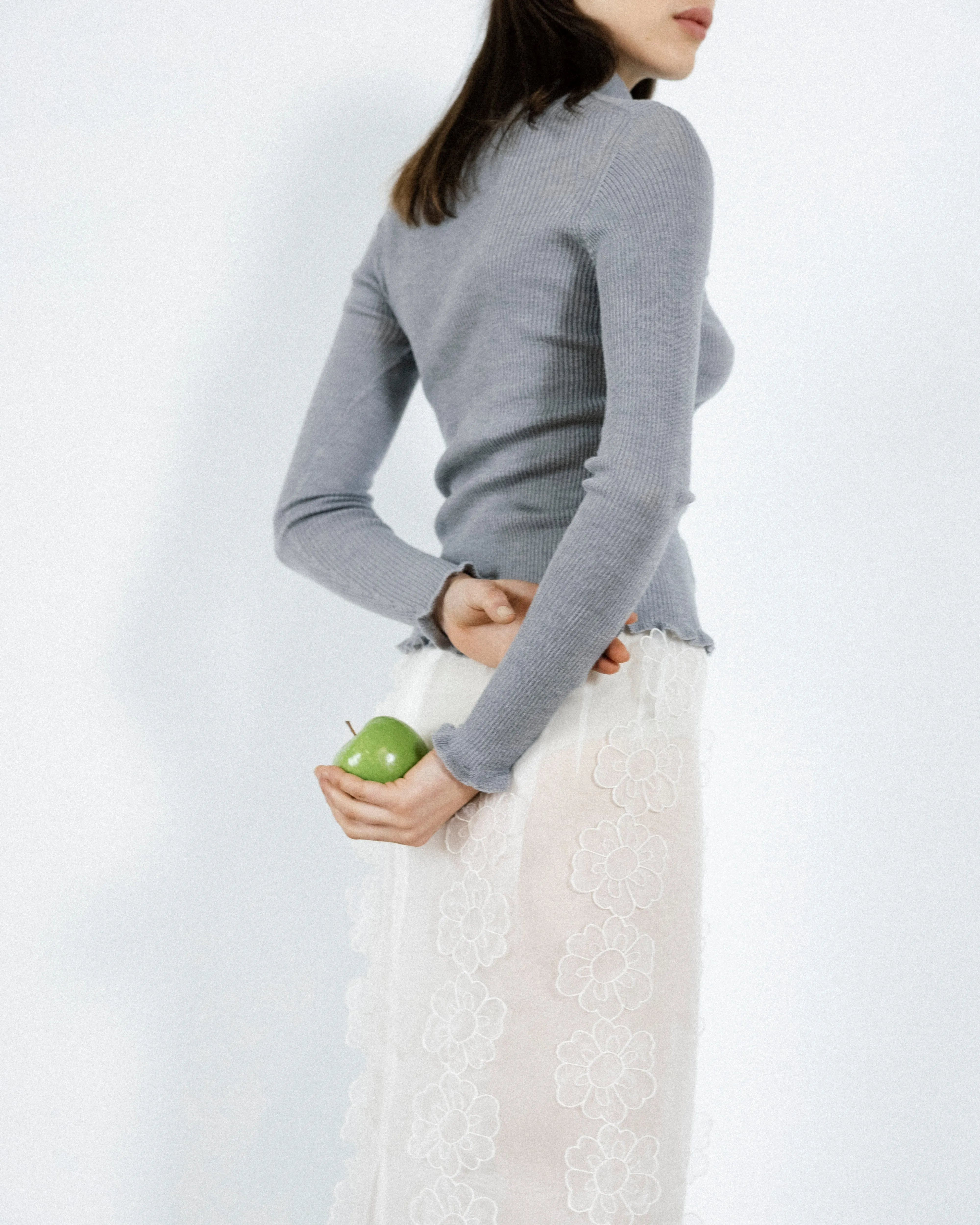 OLYMPIA | SKIRT MAGNOLIA EMBROIDERY WHITE sold by Cecilie Bahnsen product image thumbnail 3