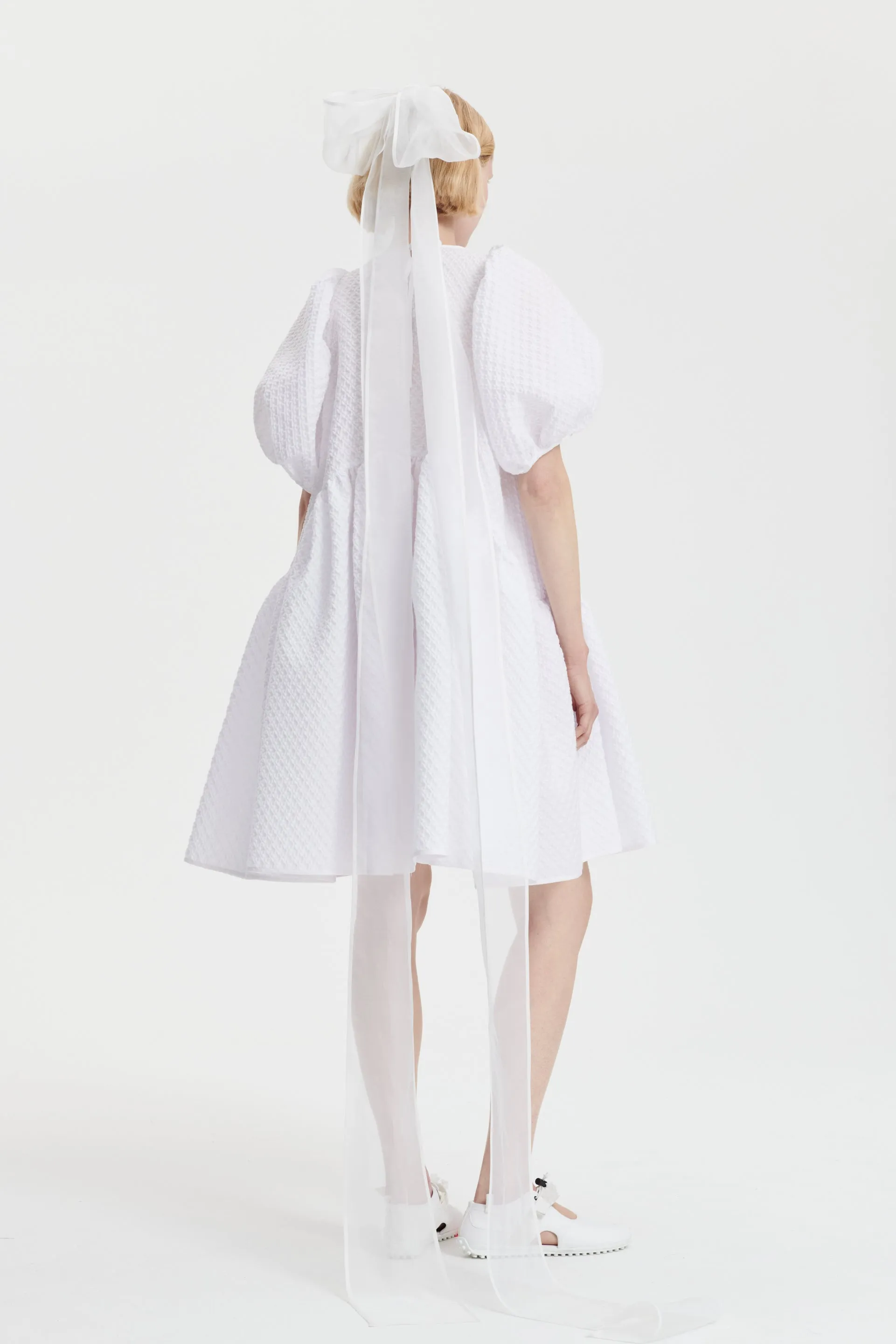 ALEXA | DRESS BLOSSOM MATELASS… WHITE BRIDAL sold by Cecilie Bahnsen product image thumbnail 2