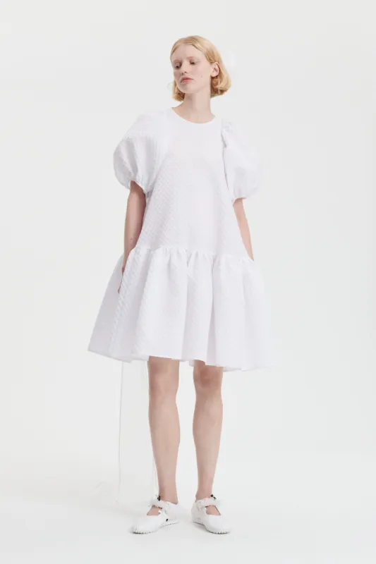 ALEXA | DRESS BLOSSOM MATELASS… WHITE BRIDAL sold by Cecilie Bahnsen