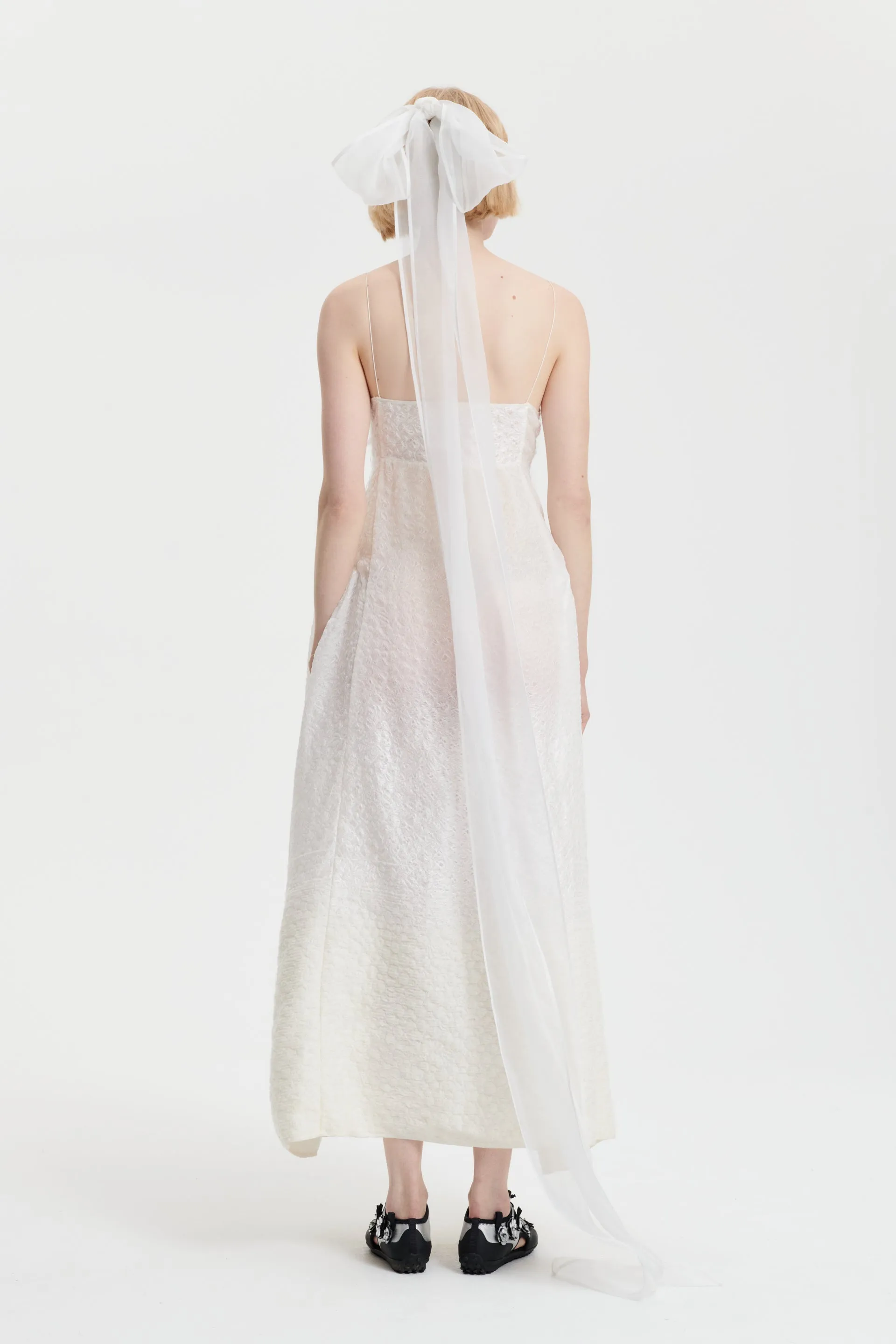 LOUIE | GOWN TIDAL JACQUARD WHITE BRIDAL sold by Cecilie Bahnsen product image thumbnail 2