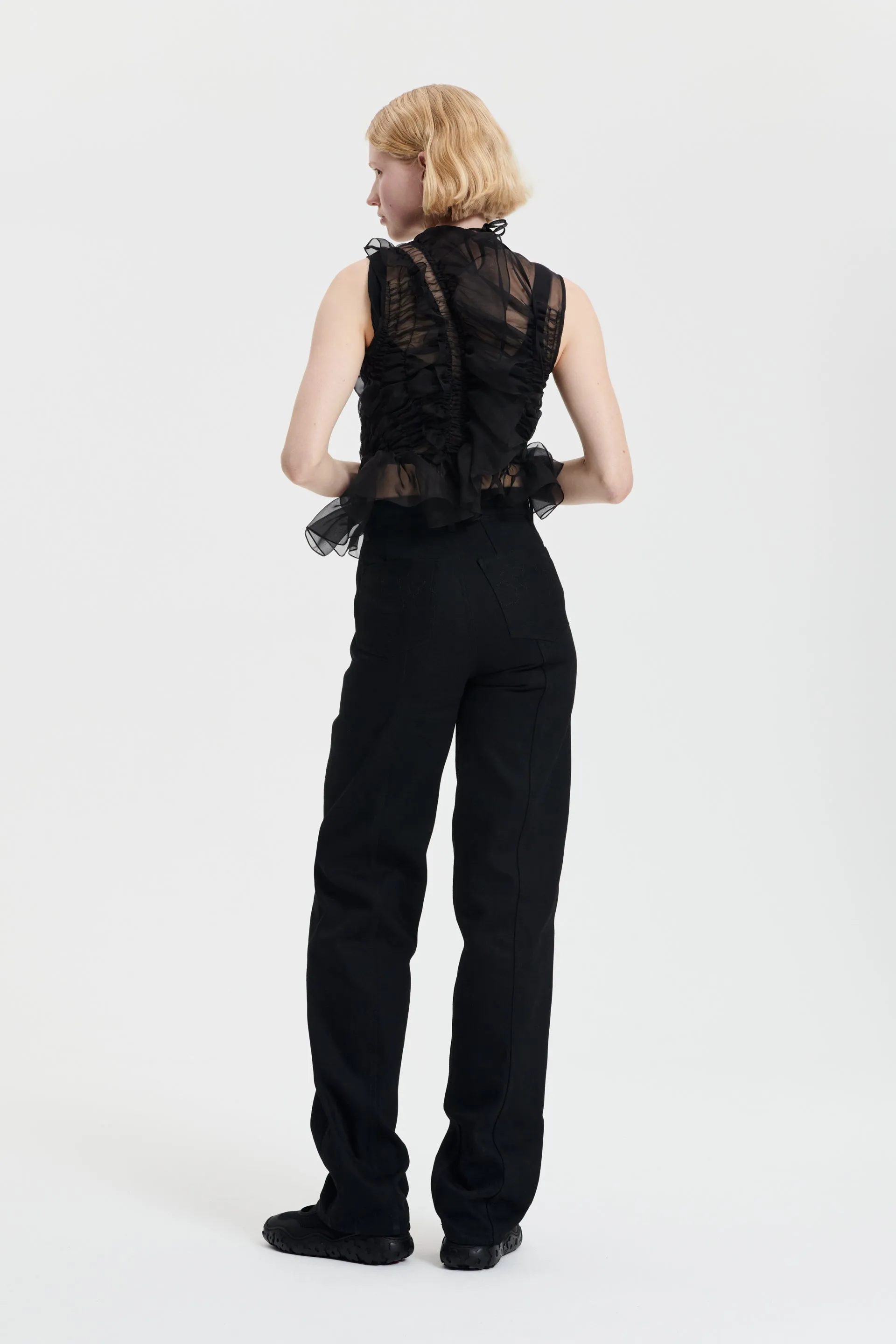 GEO | TOP ORGANZA BLACK sold by Cecilie Bahnsen product image thumbnail 2