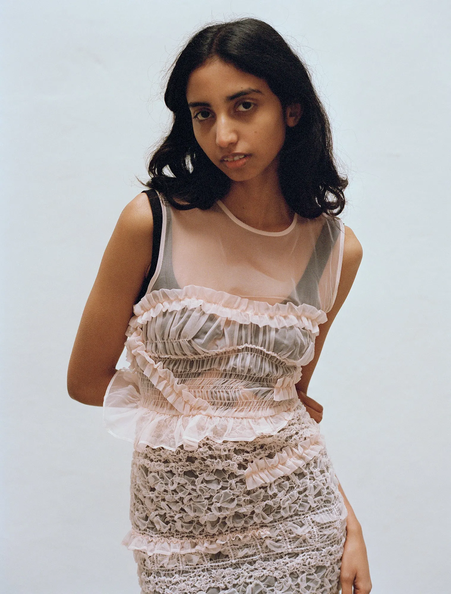 VANDA | DRESS ORGANZA LIGHT PINK sold by Cecilie Bahnsen product image thumbnail 2