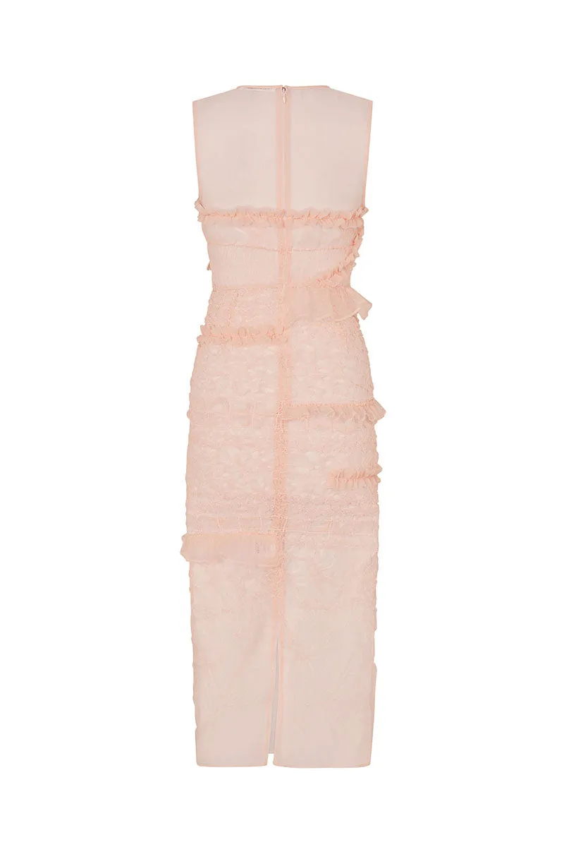 VANDA | DRESS ORGANZA LIGHT PINK sold by Cecilie Bahnsen product image thumbnail 4