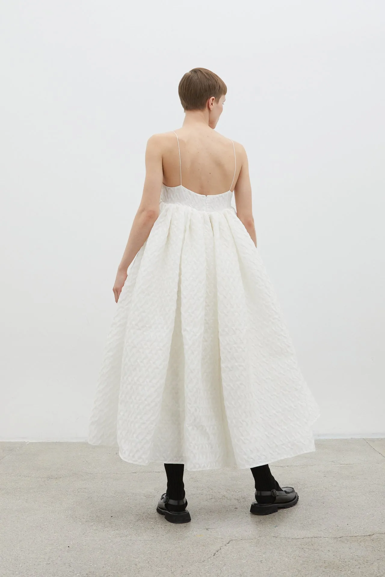 BETH | DRESS LINEN PLISSÉ WHITE sold by Cecilie Bahnsen product image thumbnail 2
